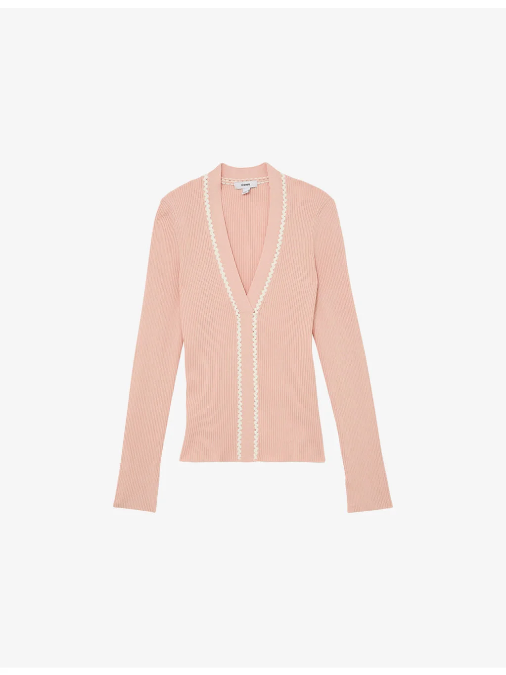 Lauri Craft-Stitch Ribbed-Knit Top - 1