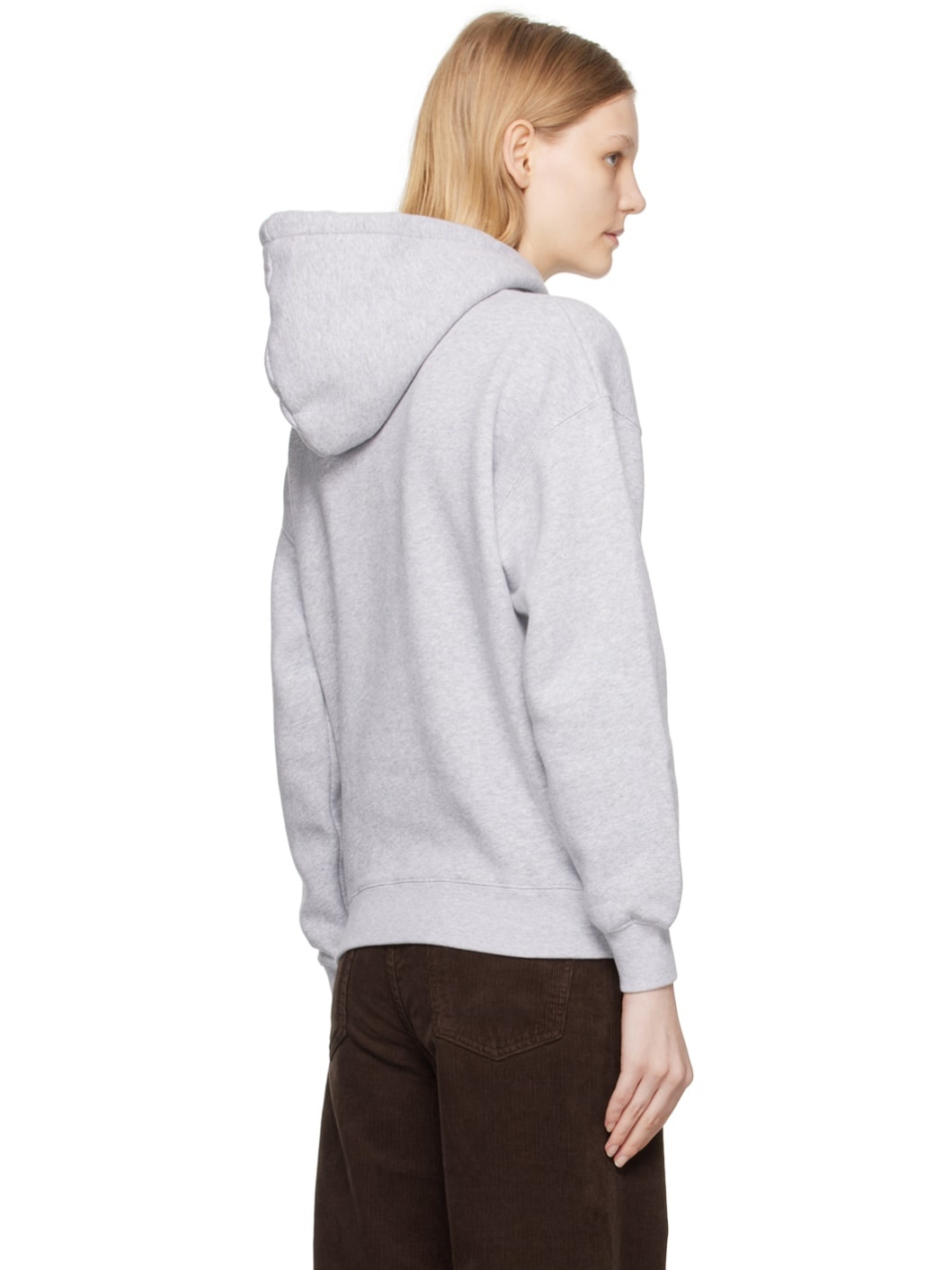 Gray College Fox Hoodie - 3