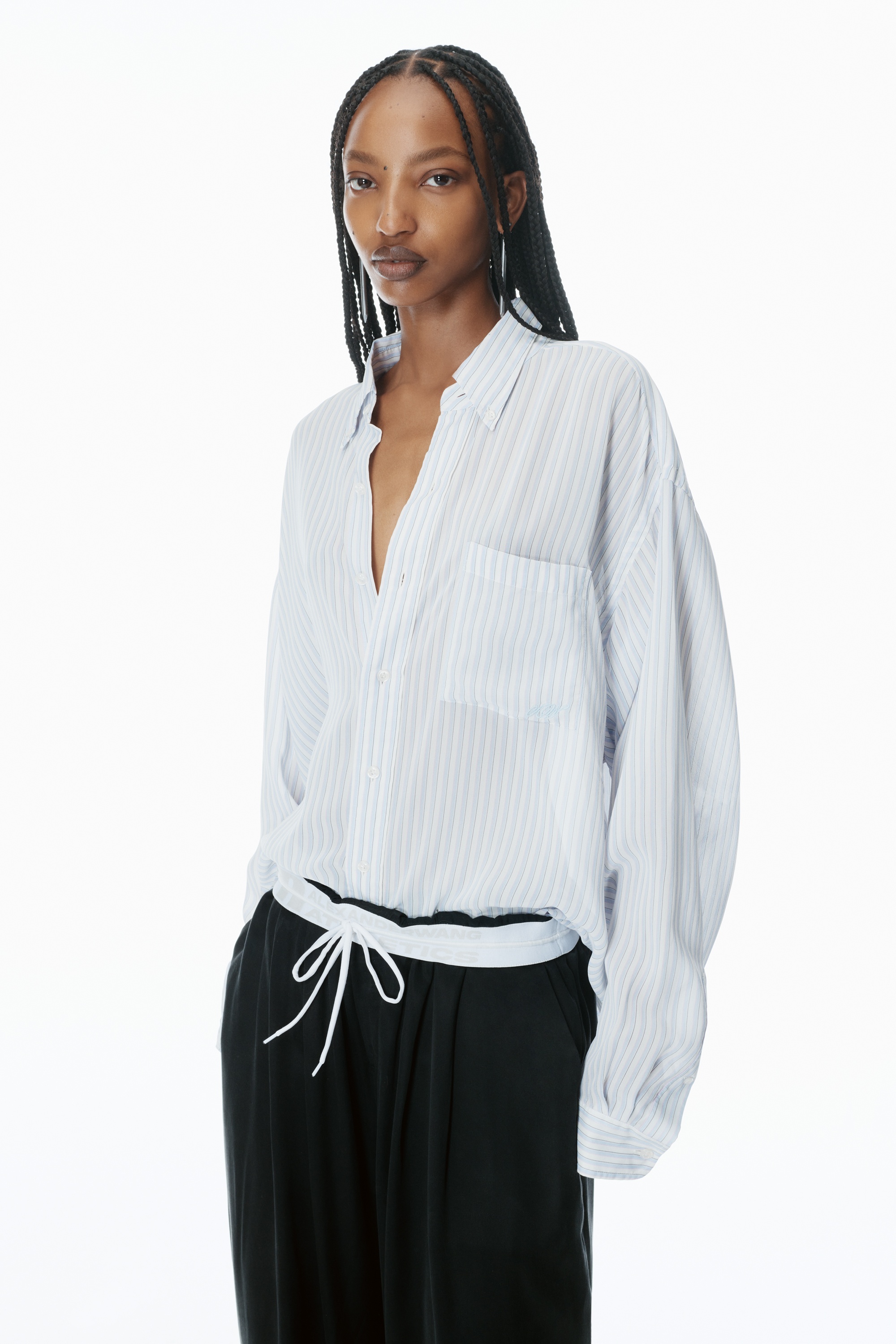 Pre-Styled Trouser with Turn-Down Waistband - 3