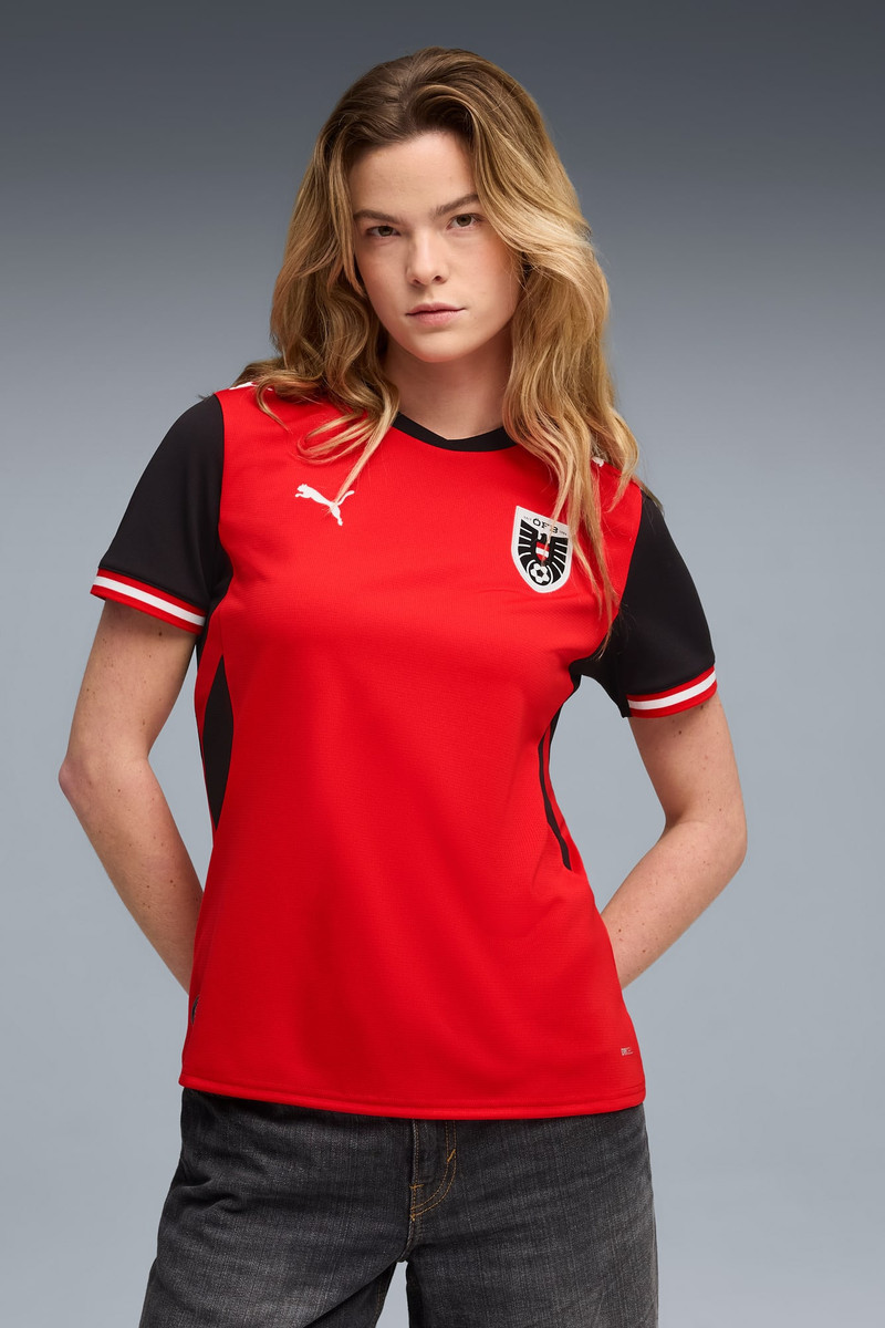 PUMA Austria Home Women's Soccer Jersey outlook