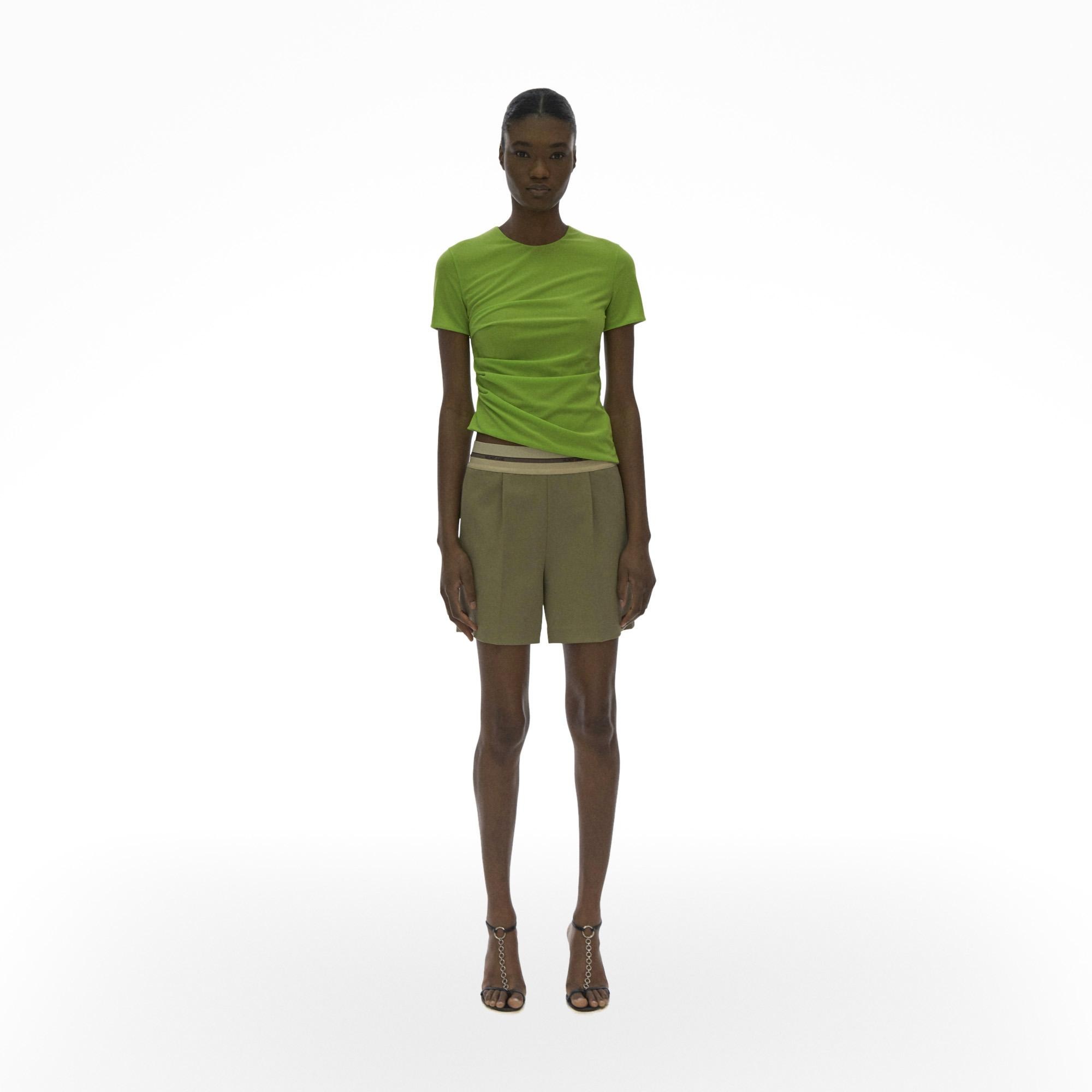 RUCHED REVERSIBLE TEE - 2