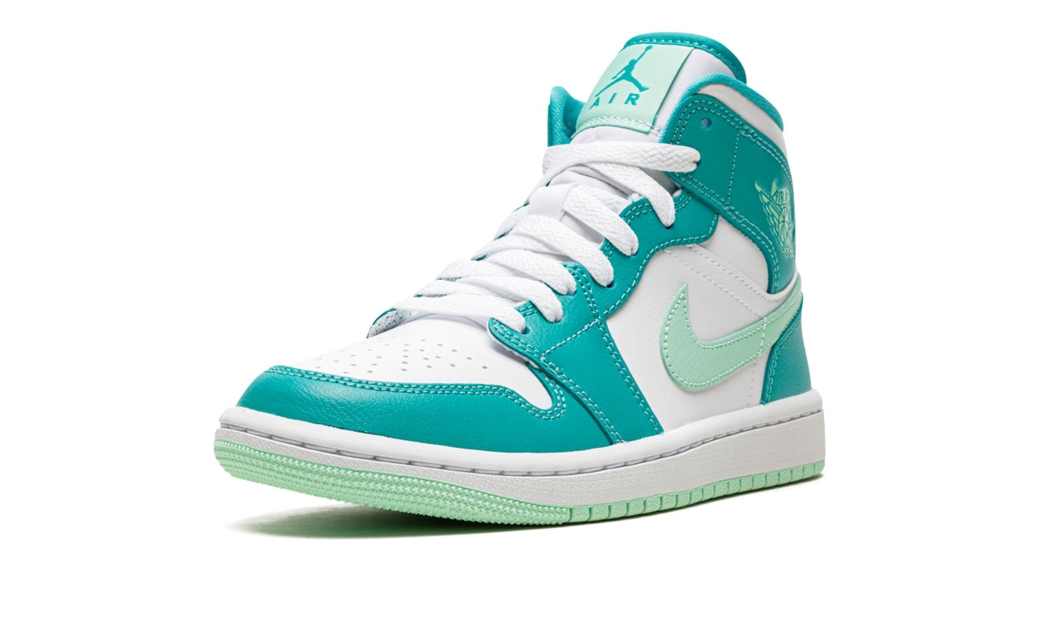 Wmns Air Jordan 1 Mid "Washed Teal" - 4