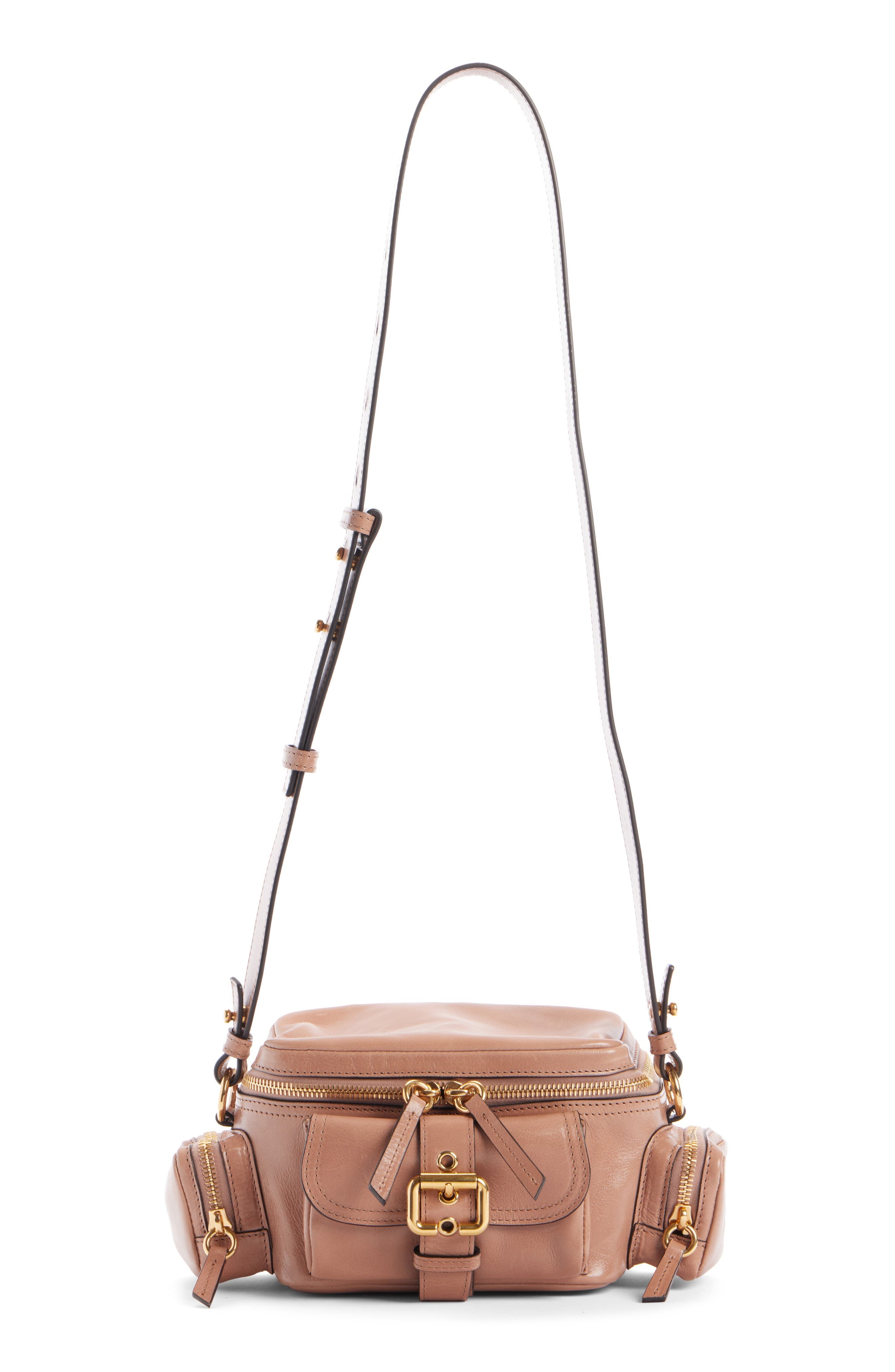 Chloé Small Camera Leather Top Handle Bag in Woodrose at Nordstrom - 6