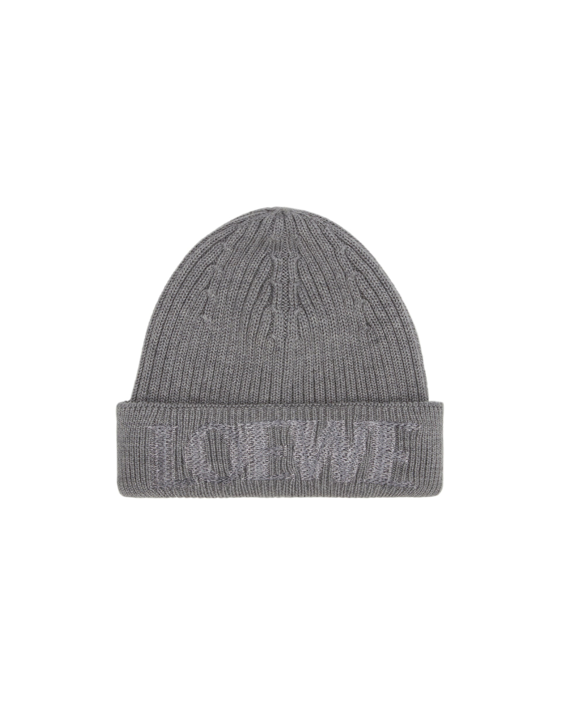 Gray Wool Beanie - 2