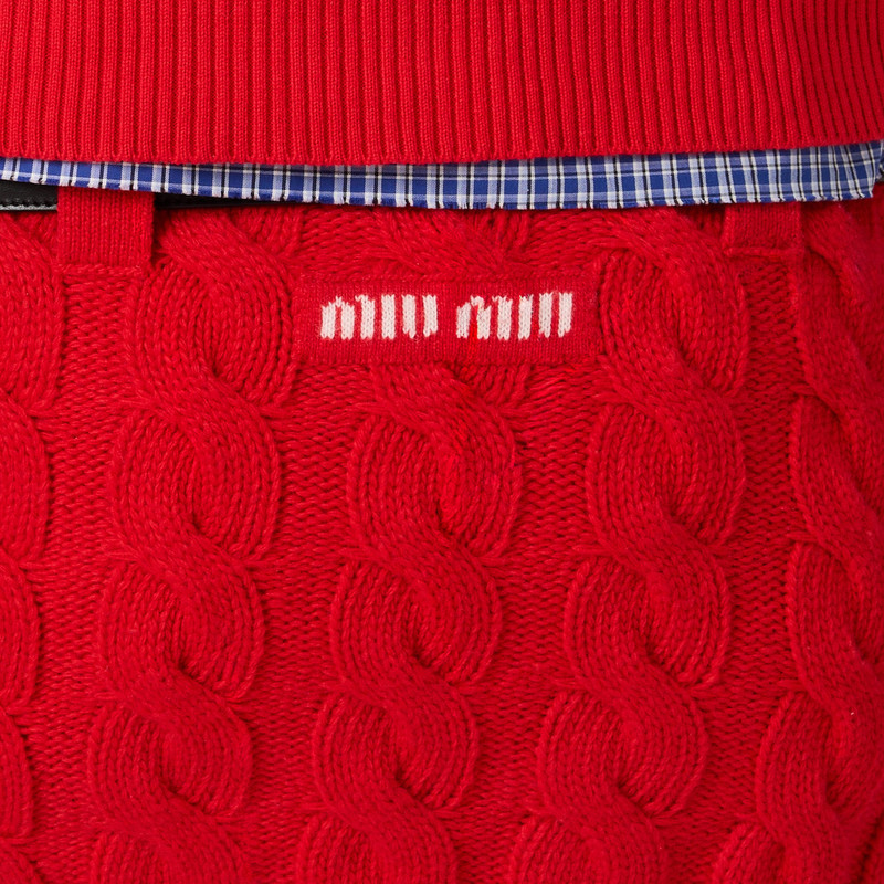 Wool miniskirt 5