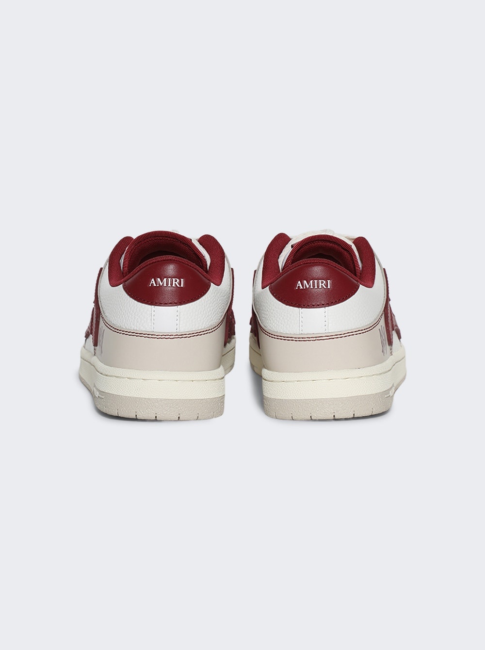 スニーカー AMIRI SS25 \"VARSITY SKEL\" SNEAKER (AMFOSR1077 DEEPRED) Varsity Skel Top Low Sneakers Deep Red | The Webster