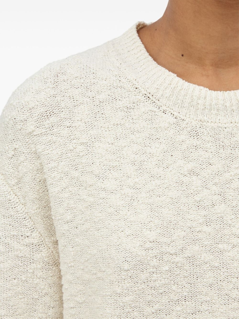 Nostalgic bouclé-knit jumper - 6
