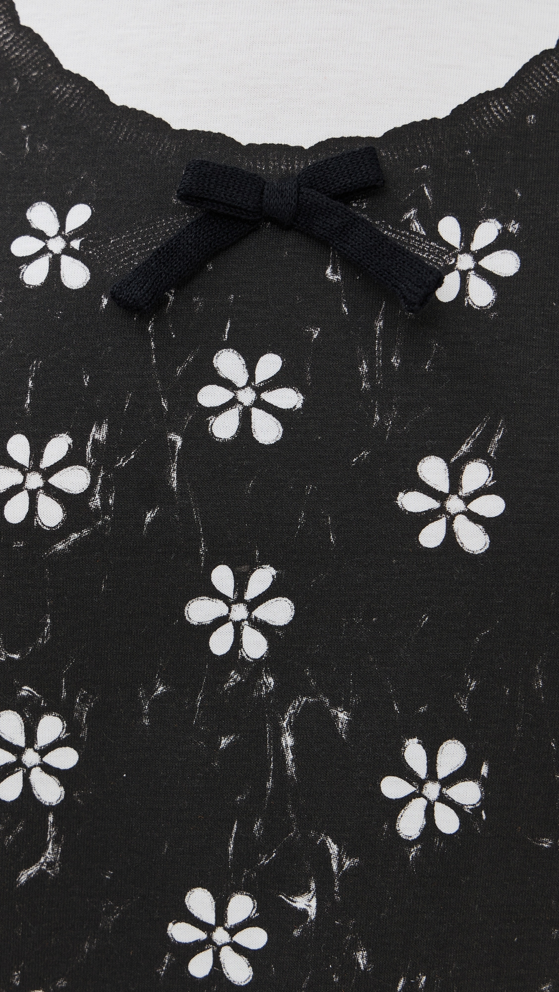 Trompe L'Oeil Eyelet Slim Tee - 5
