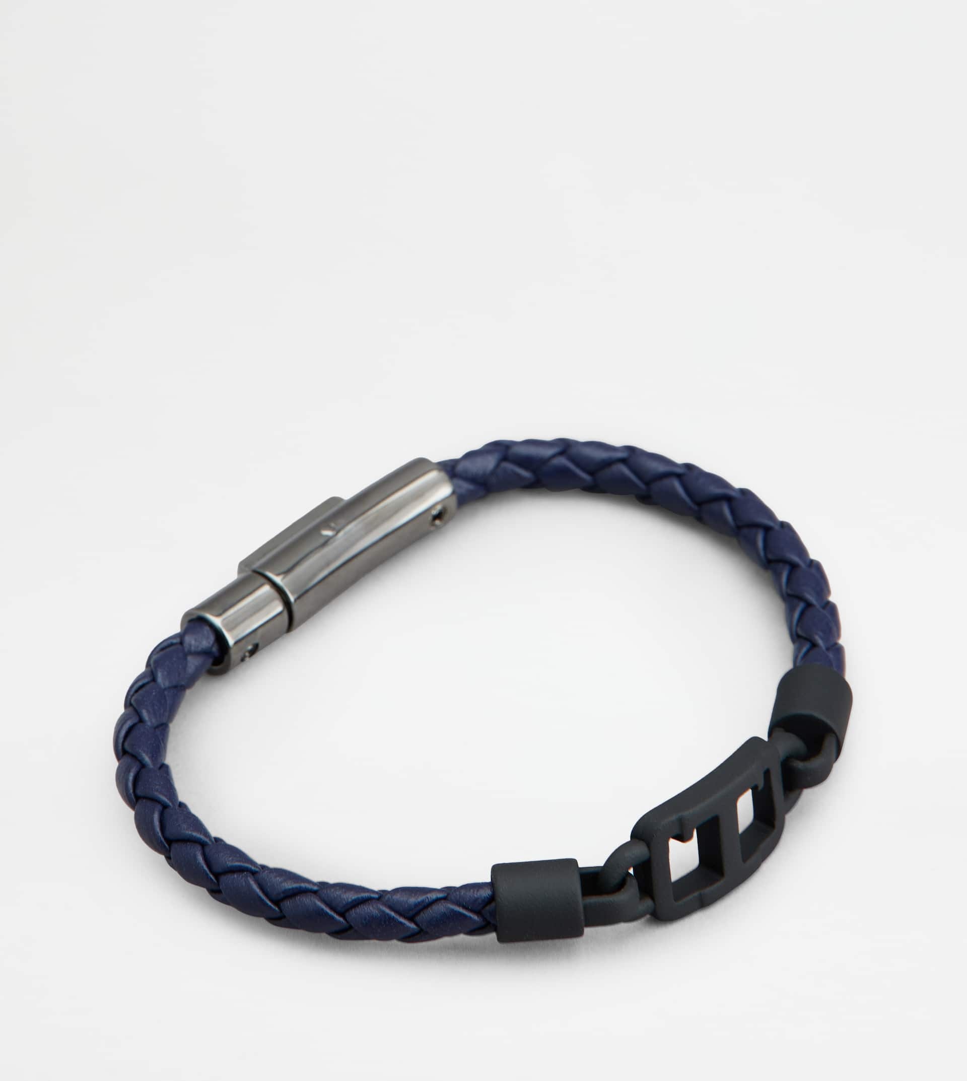 BRACELET IN LEATHER - BLUE - 2