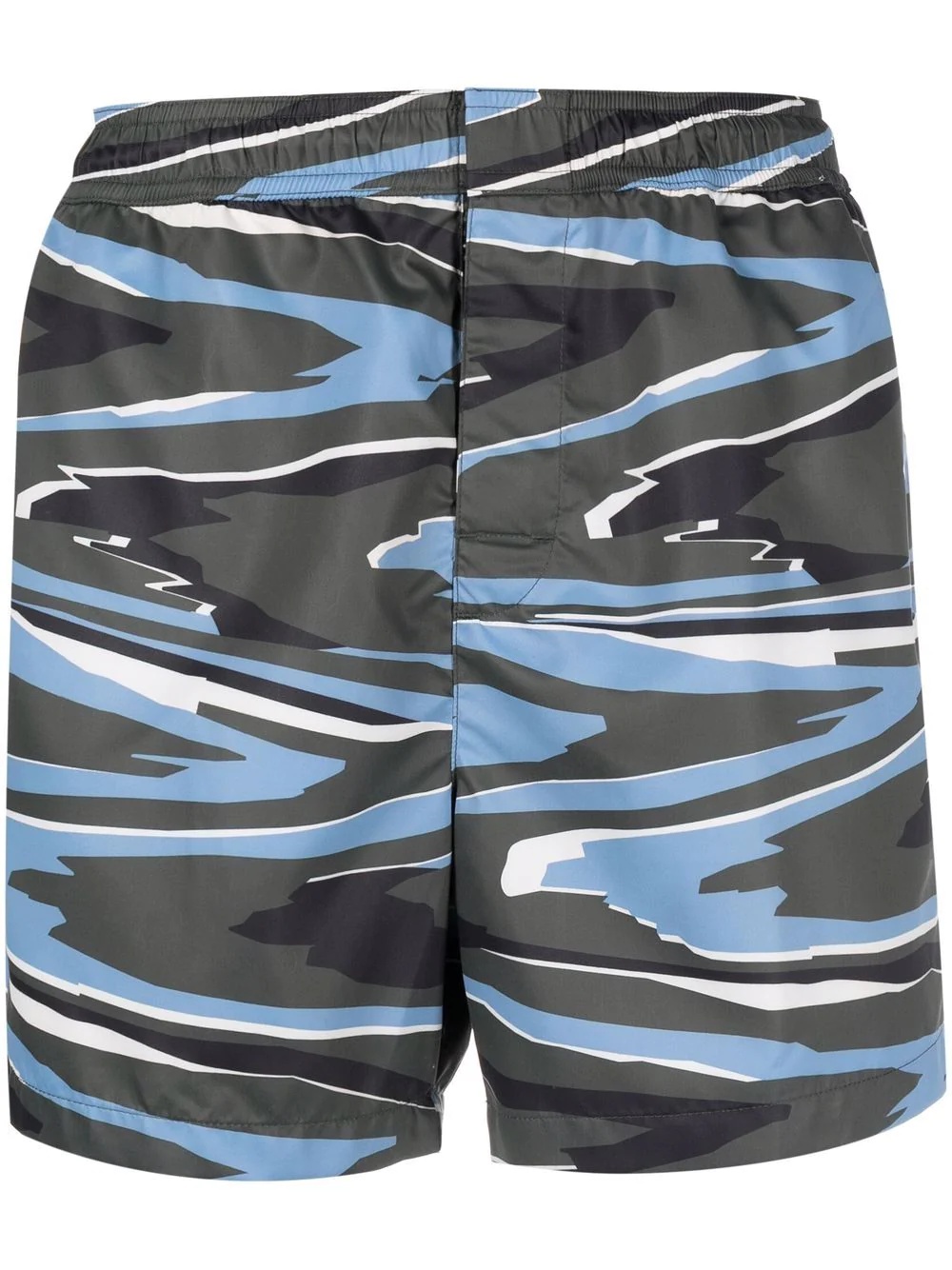 camouflage print swim shorts - 1