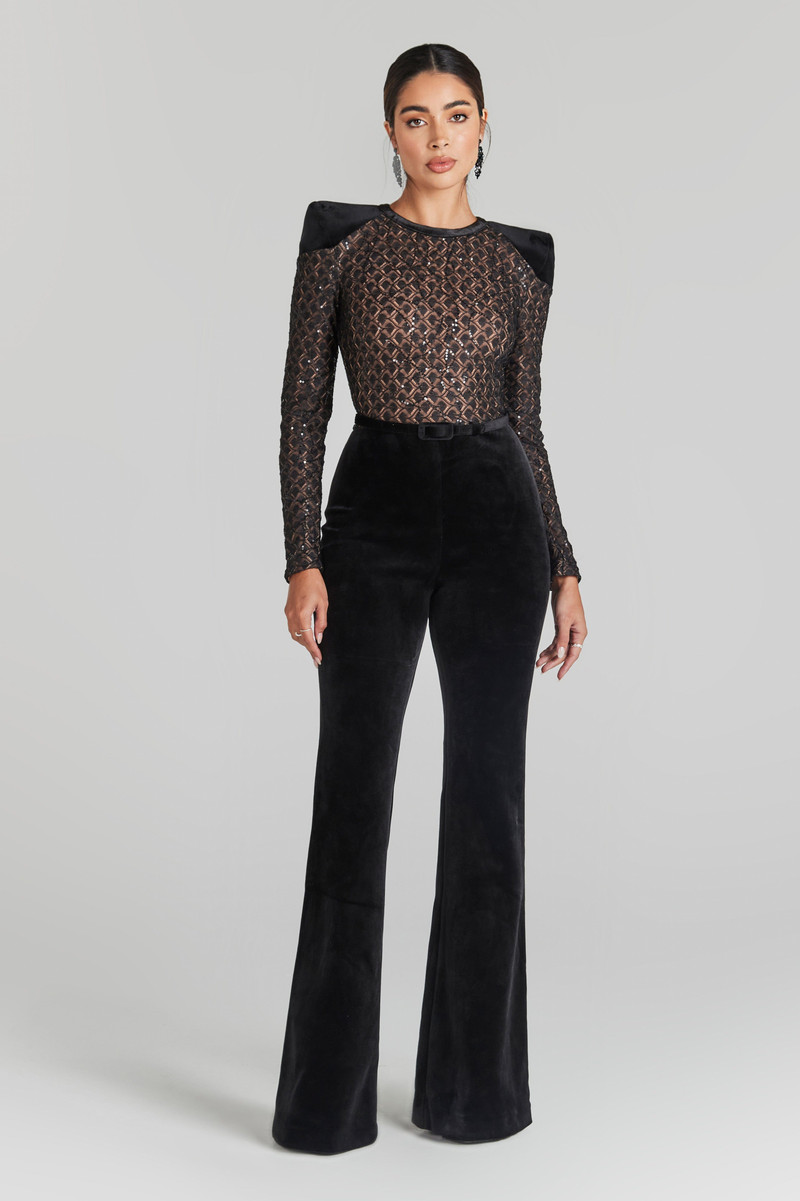 Amanda Black Jumpsuit 1