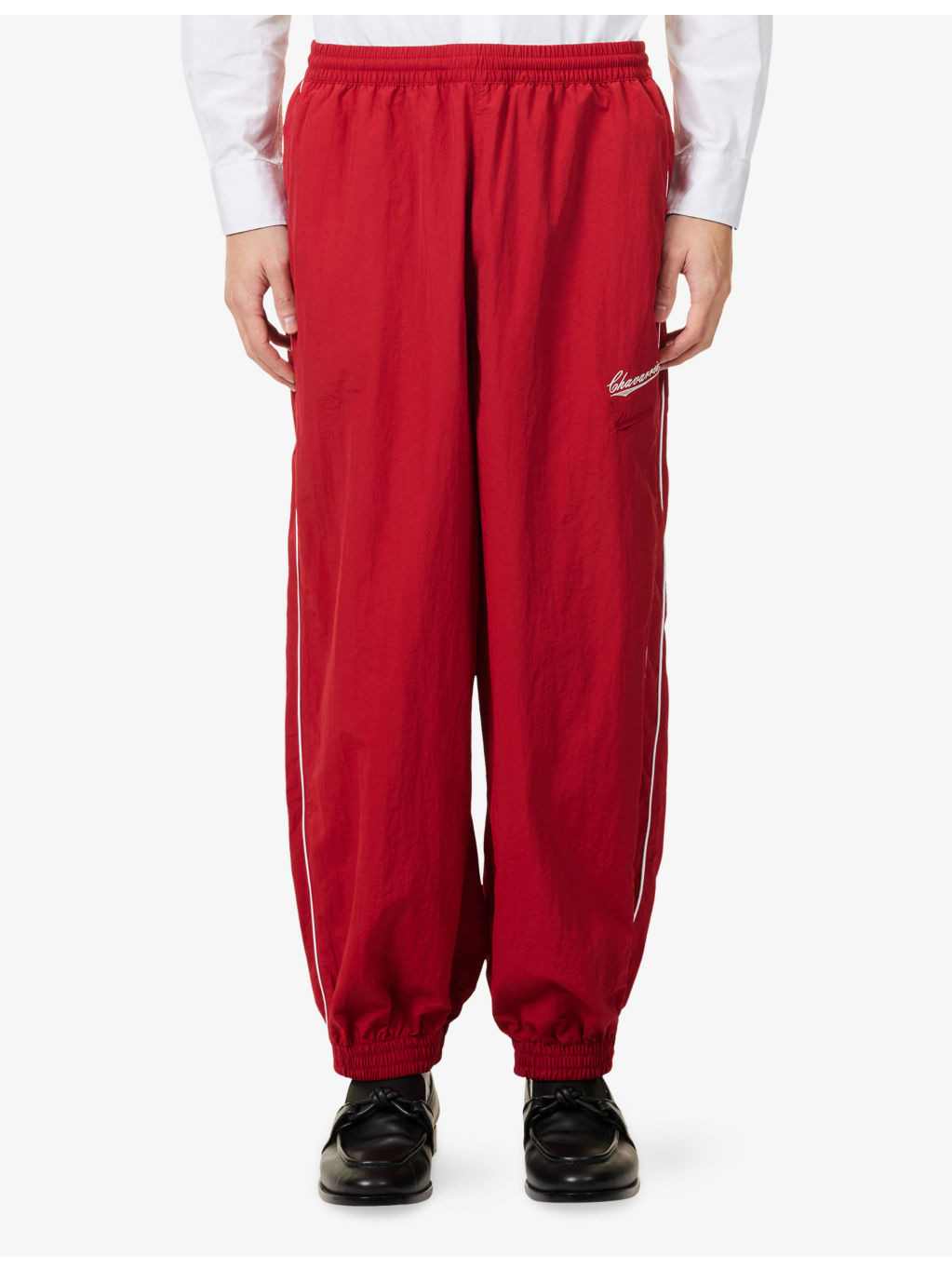 Bad Boy Embroidered-Text Nylon Joggers - 3