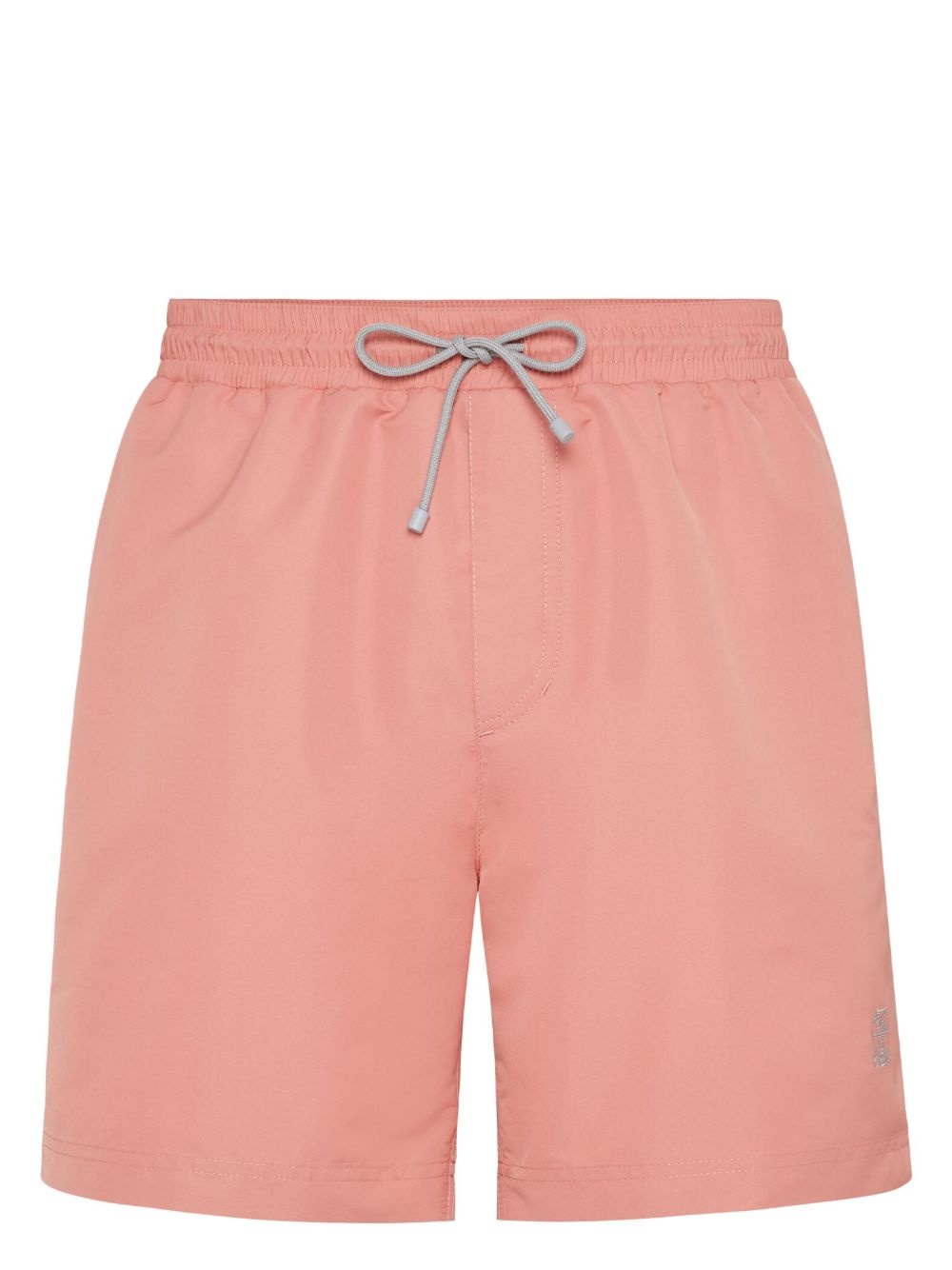 drawstring swim shorts - 1