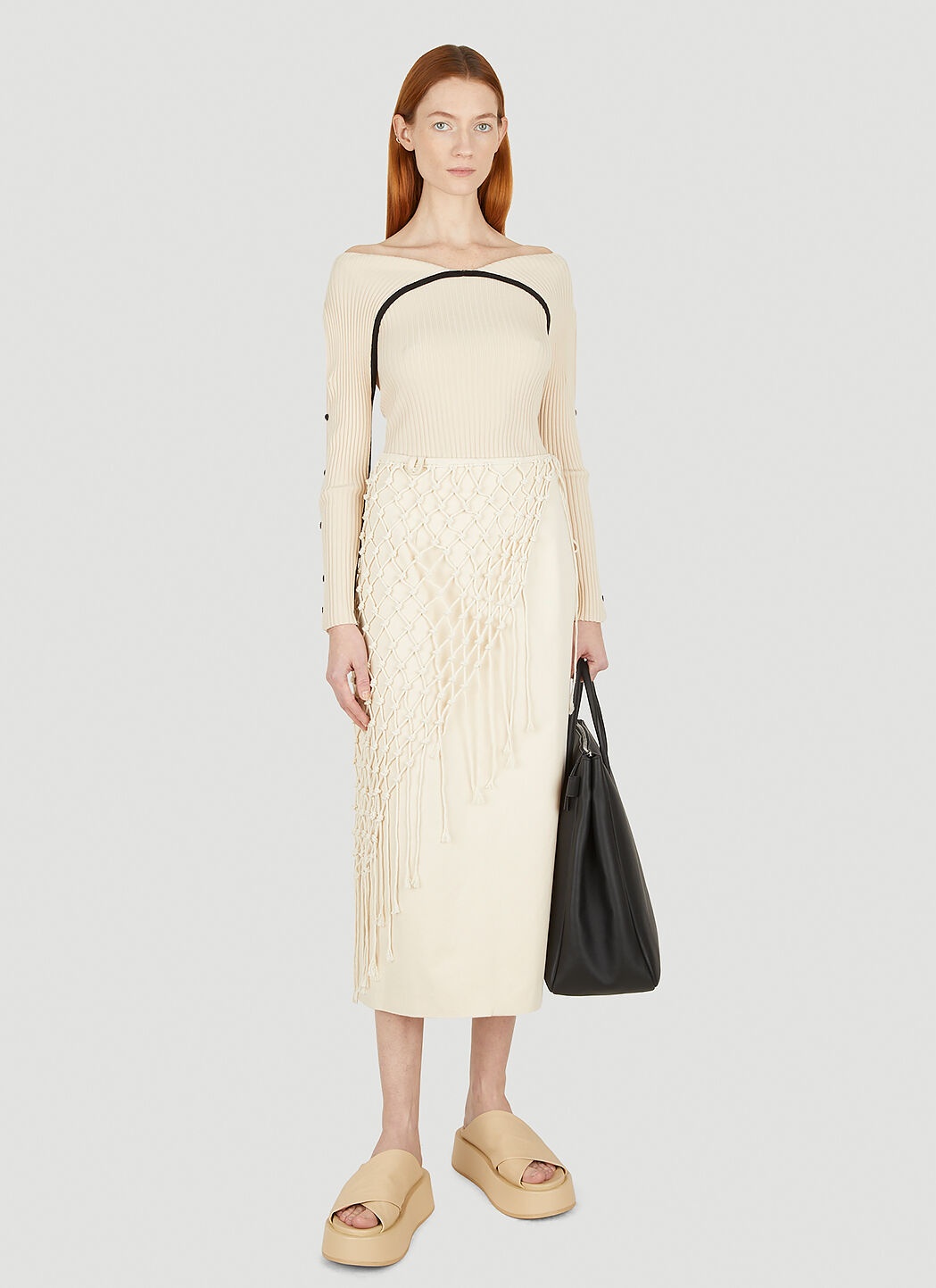 Reverse Ribbed Knit Top - 2