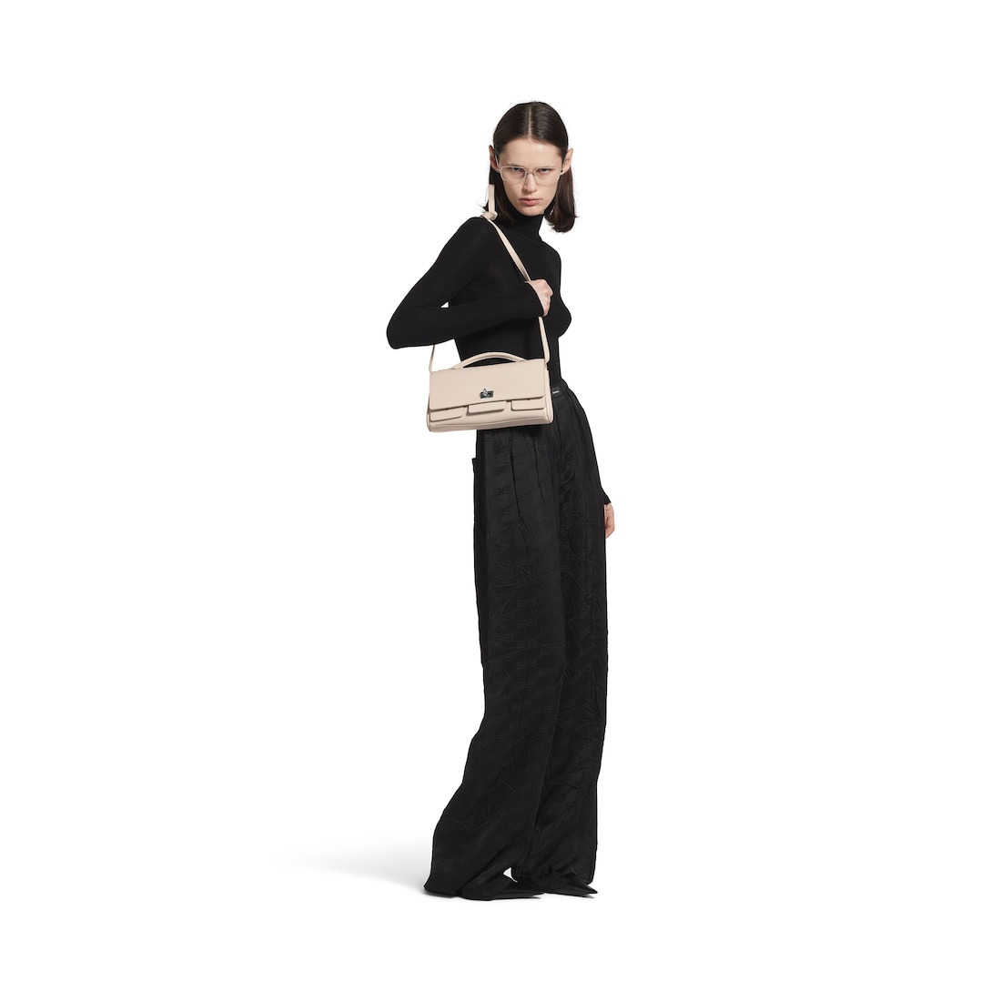 Women's Bel Air Small Clutch On Strap in Almond - 8