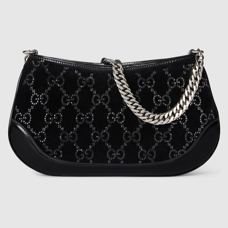 Crystals medium shoulder bag 1