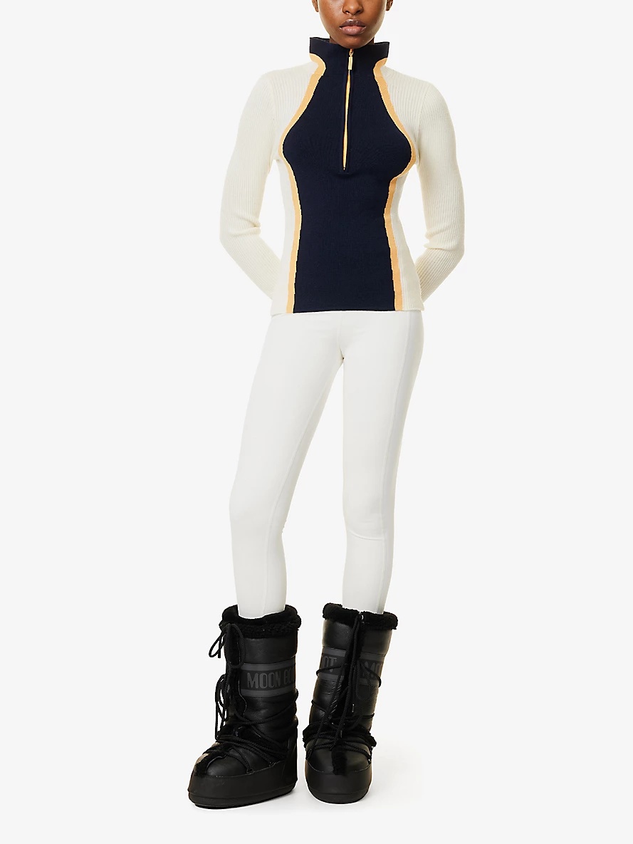 Geilo zipped long-sleeve merino-wool jumper - 2