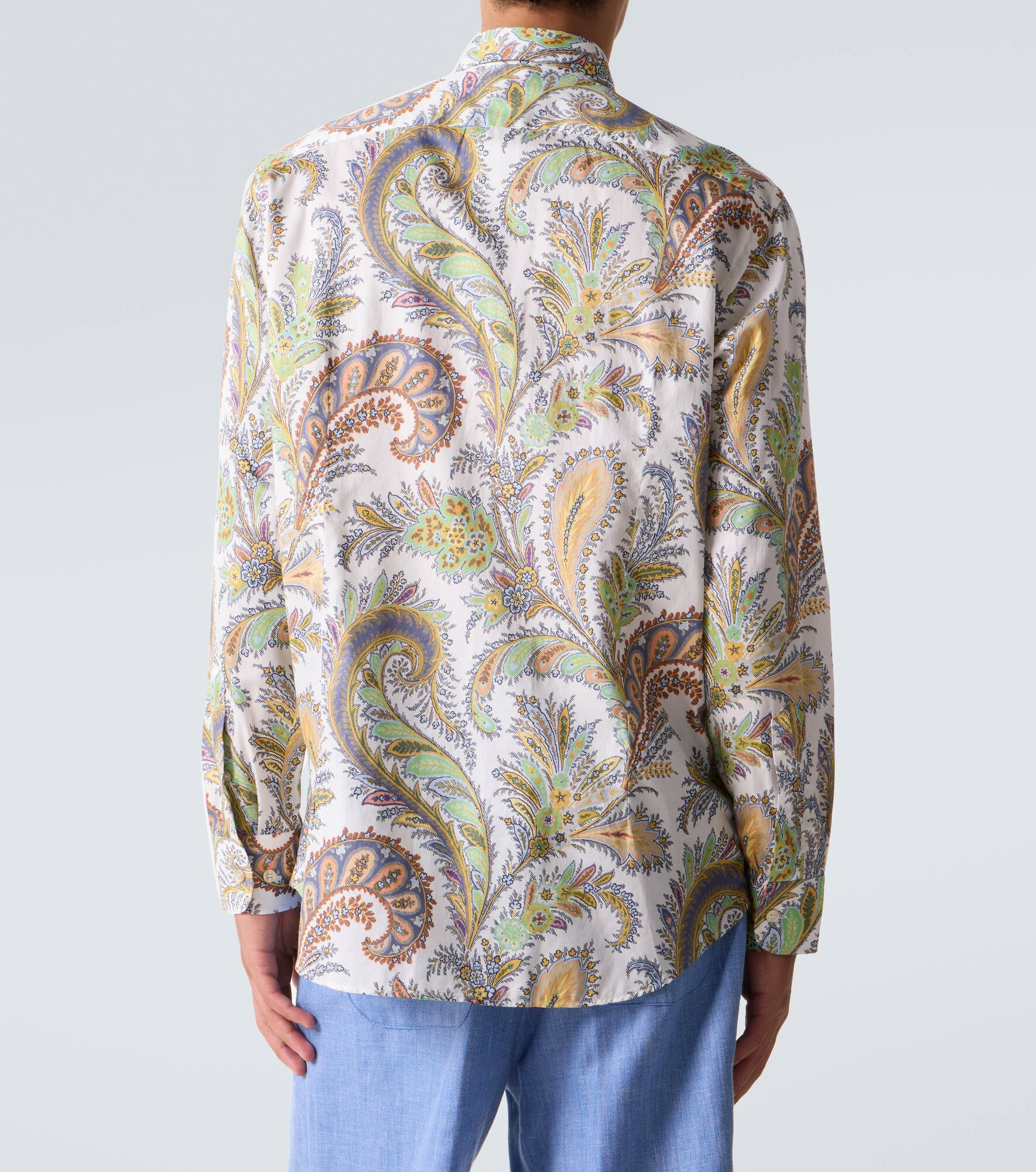 Paisley cotton poplin shirt - 4