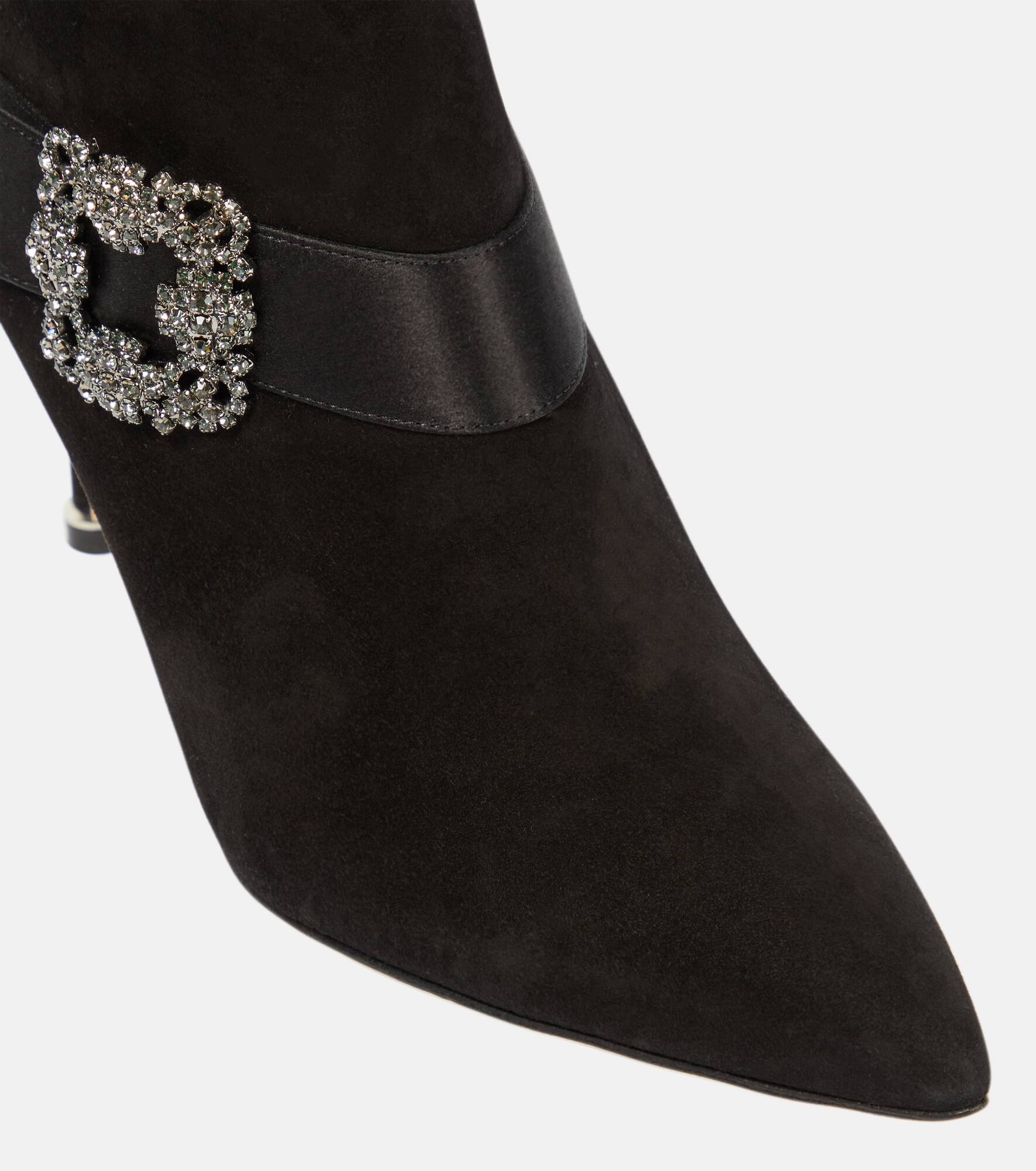 Plinianu embellished suede ankle boots - 6
