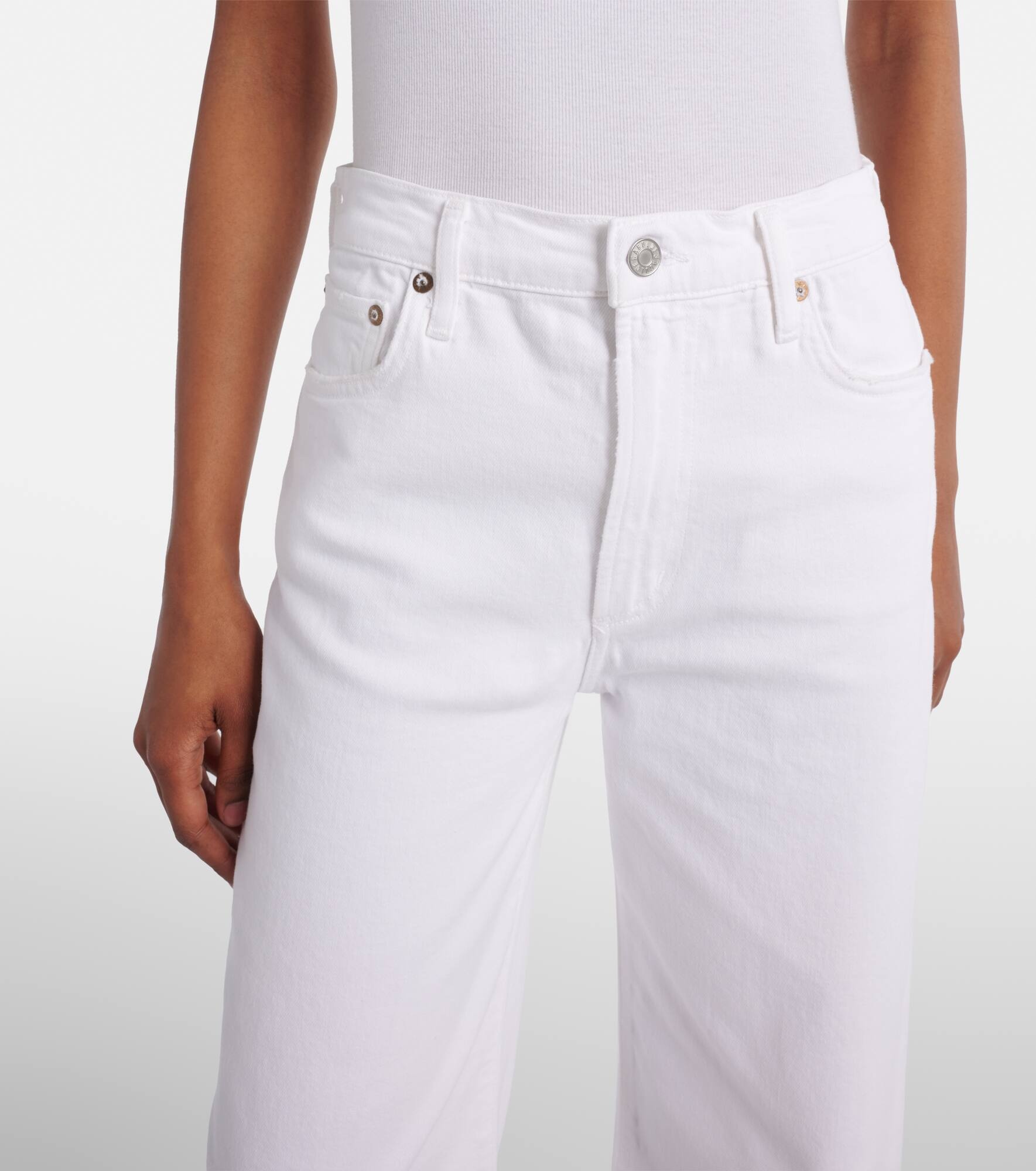 Harper Crop mid-rise wide-leg jeans - 4