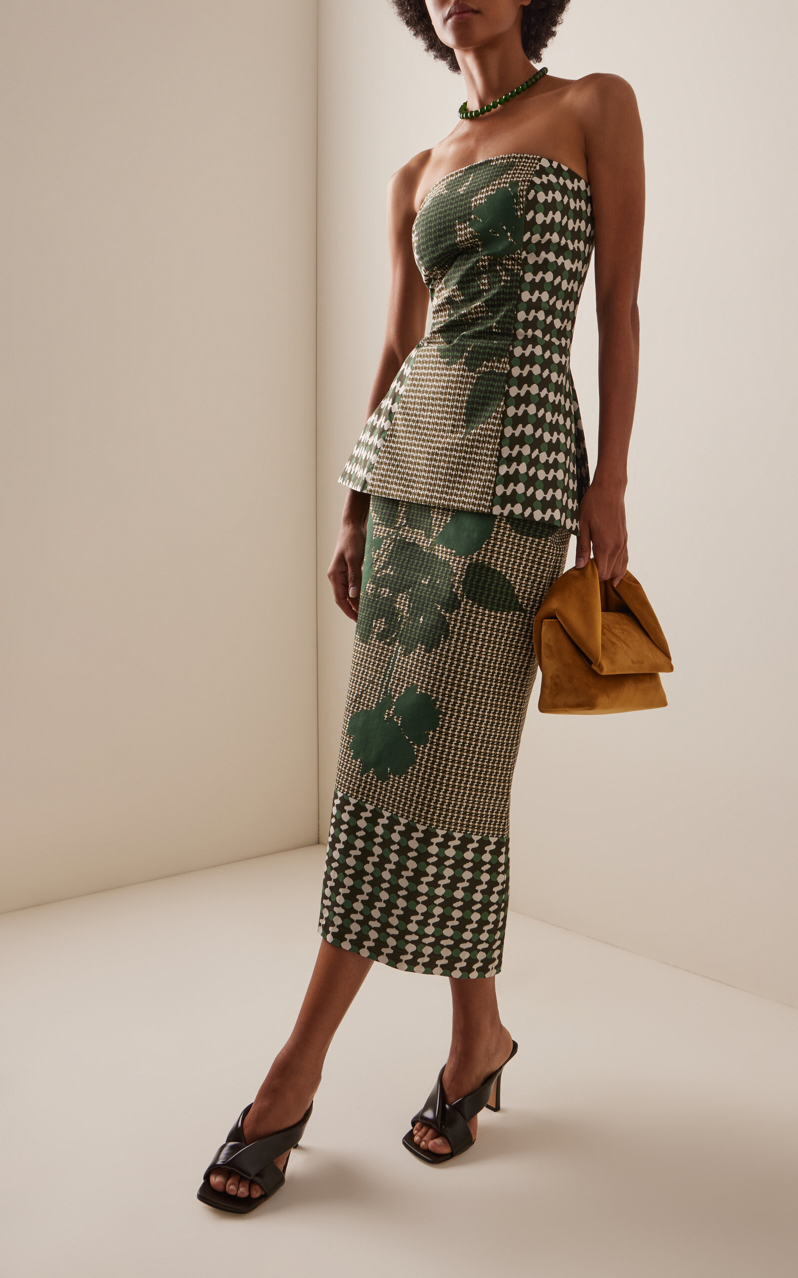 Atira Printed Cotton Midi Skirt multi - 2