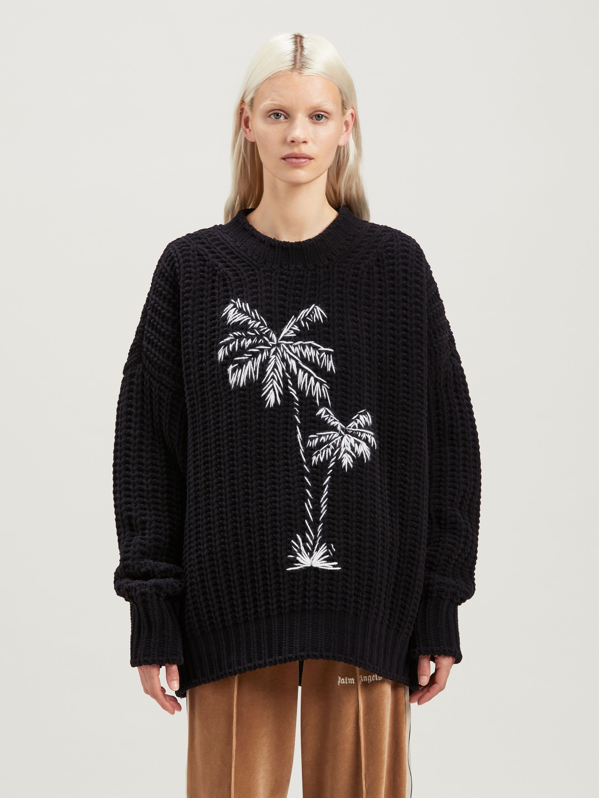 Palms Chunky Chenille Sweater - 3