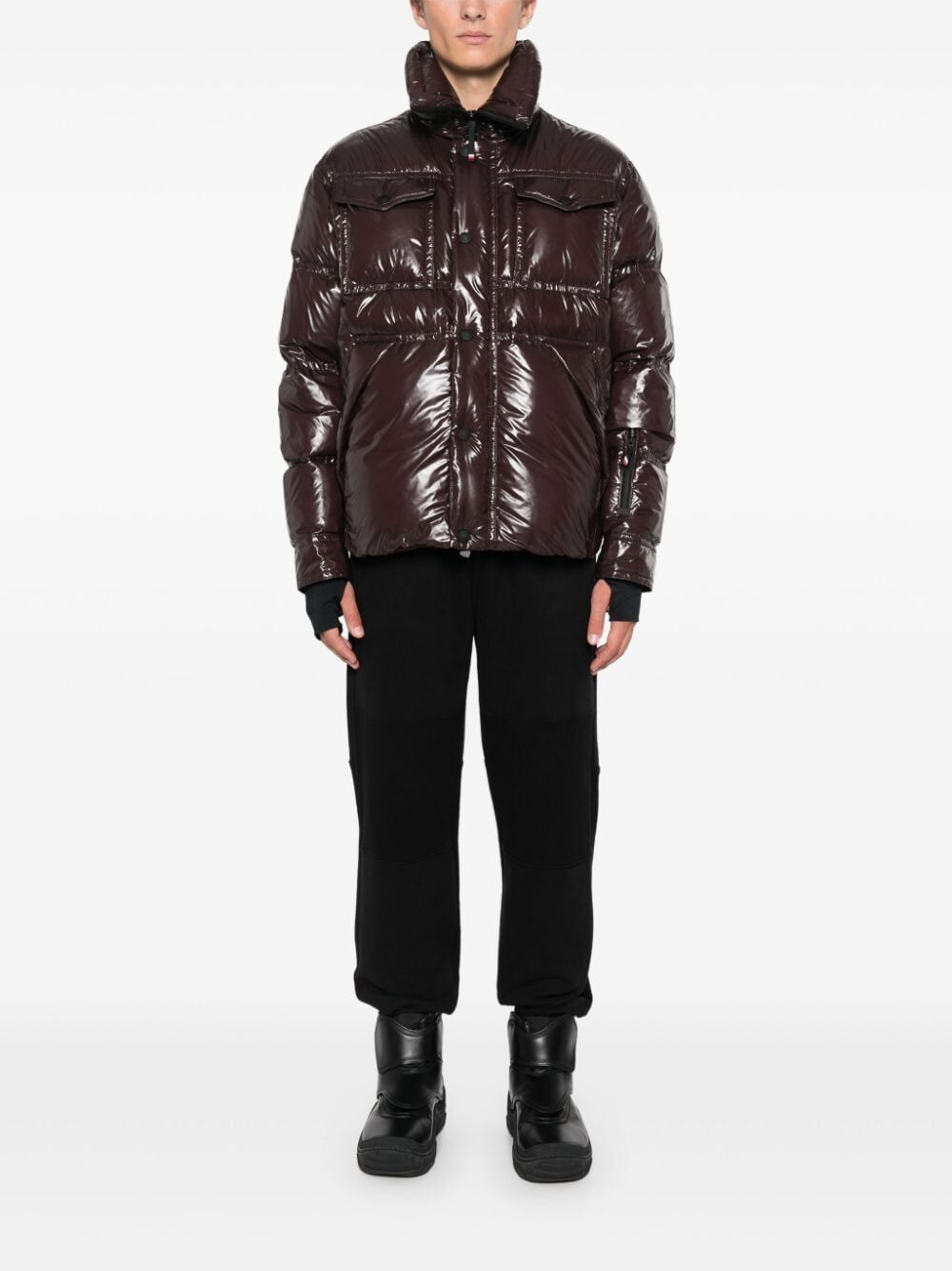 Moncler Men Grenoble Tecka Glossy Finish Down Jacket - 4