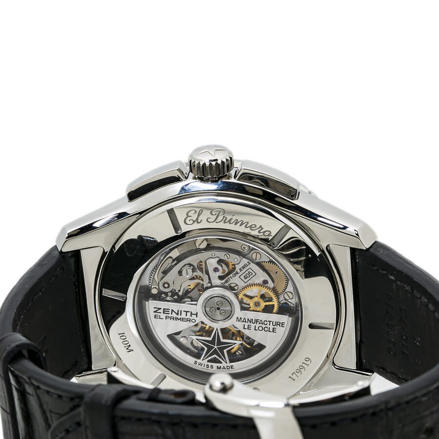 Zenith El Primero Stratos Chronograph Automatic Black Dial Men's Watch 03.2060.405 - 5