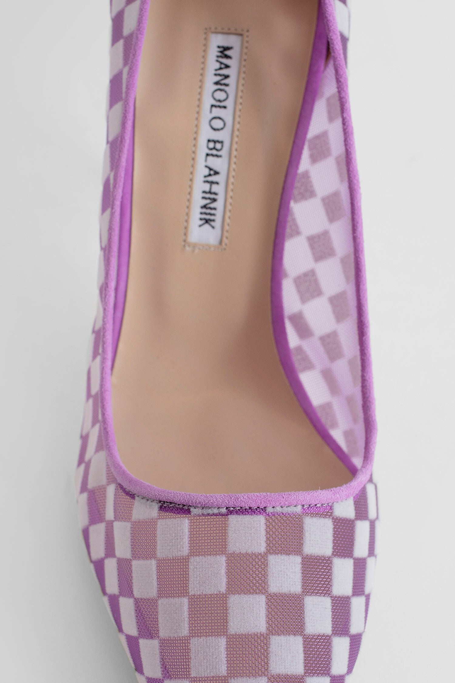 Mesh-Chequered-Pumps - 5