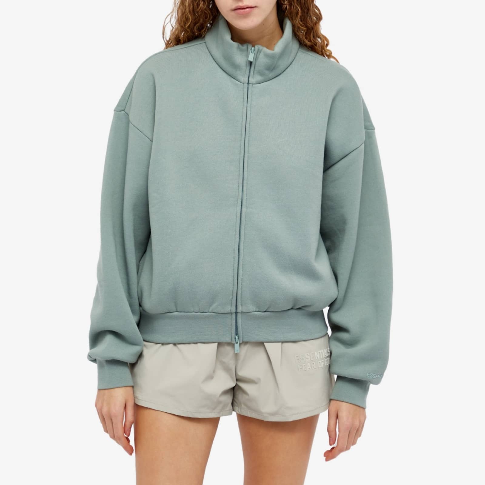 (WMNS) Fear of God Essentials SS24 Fullzip Jacket 'Sycamore' 192BT225071FW - 3