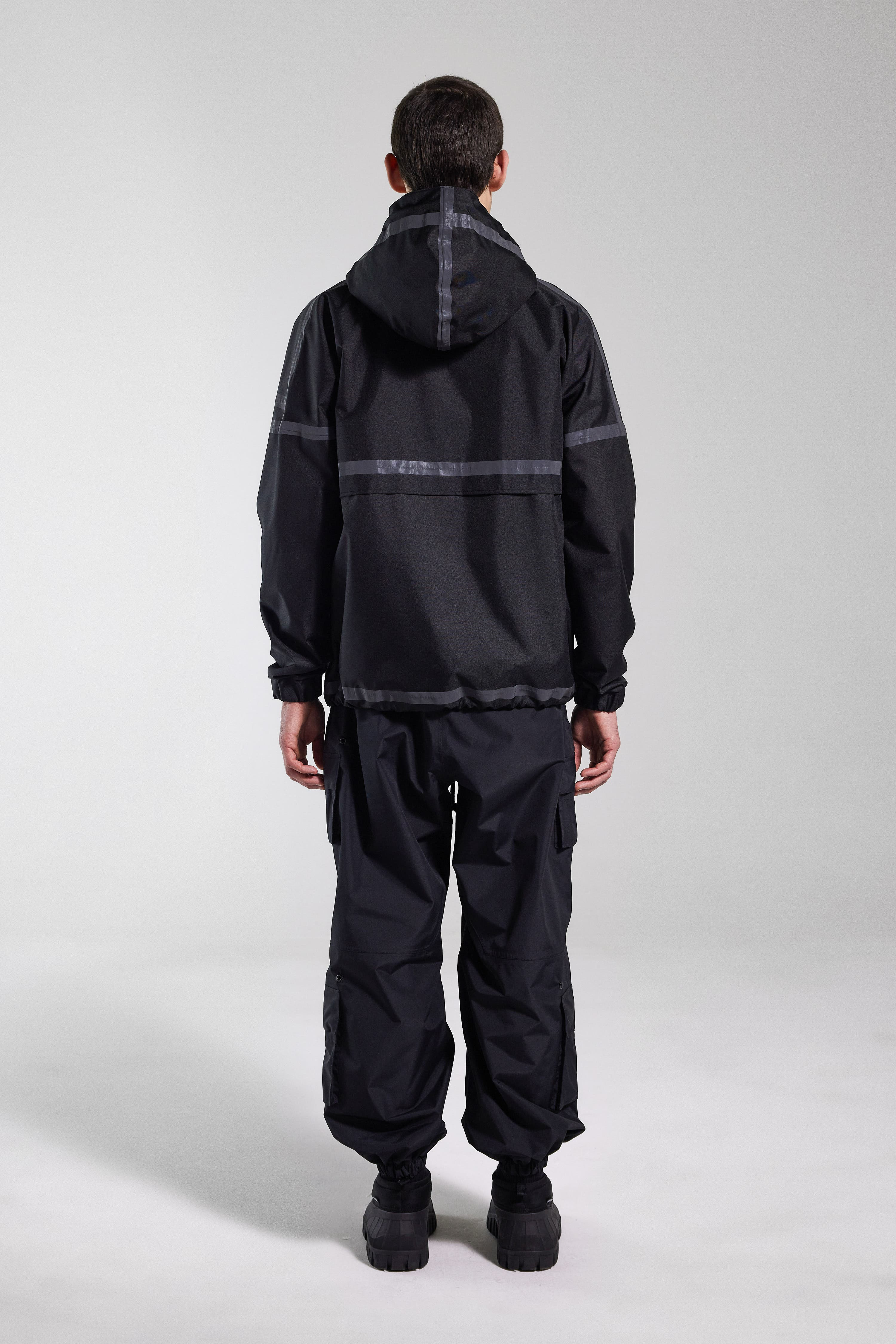 Stutterheim Forsa Full Zip Hooded Jacket in Black at Nordstrom - 3