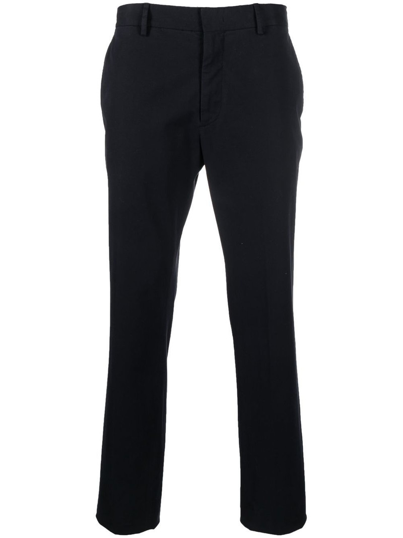 slim-cut leg tailored trousers 1