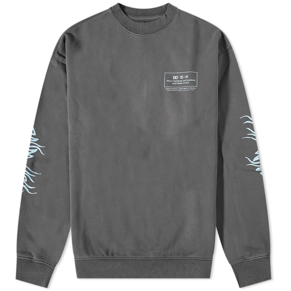 Brain Dead Electronic Attack Crew Sweat - 1