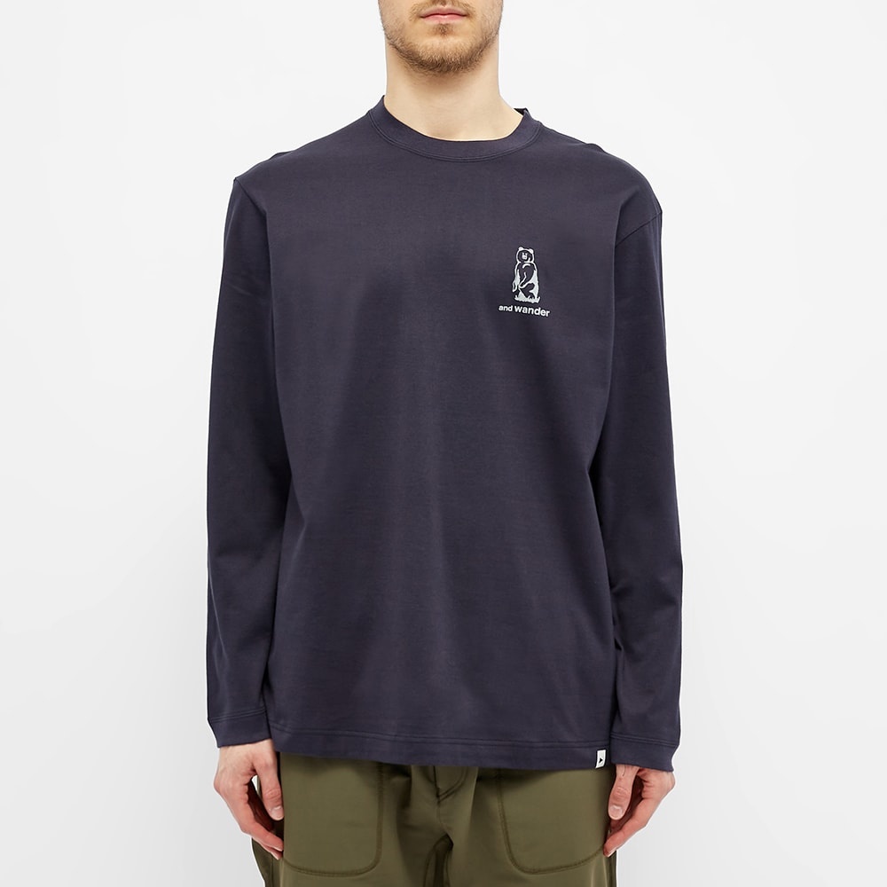 And Wander Long Sleeve Knife Ridge Tee - 5