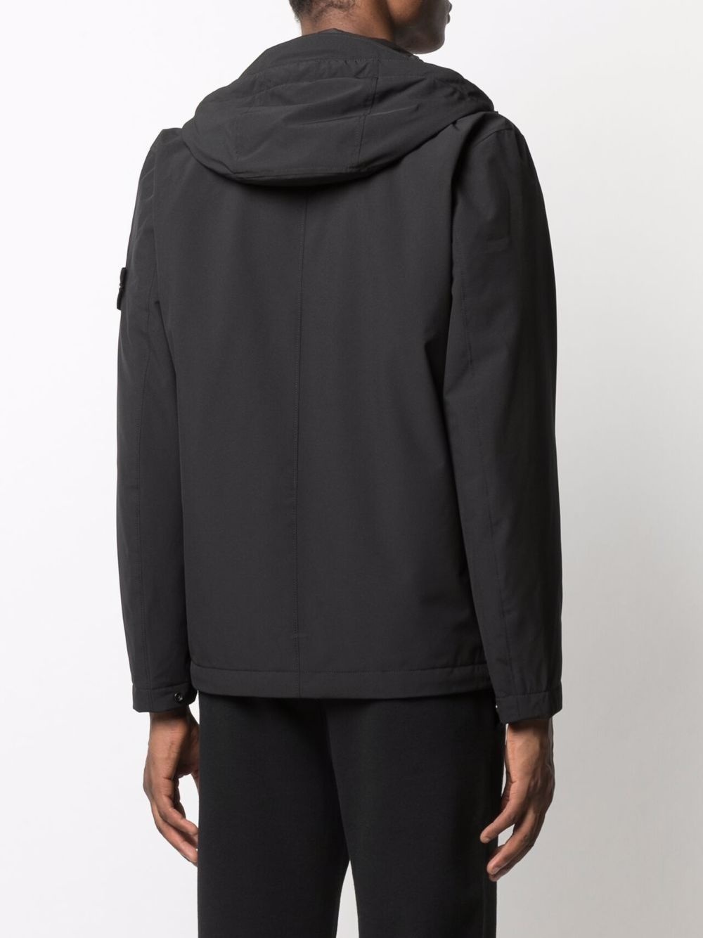 panelled hooded jacket - 4