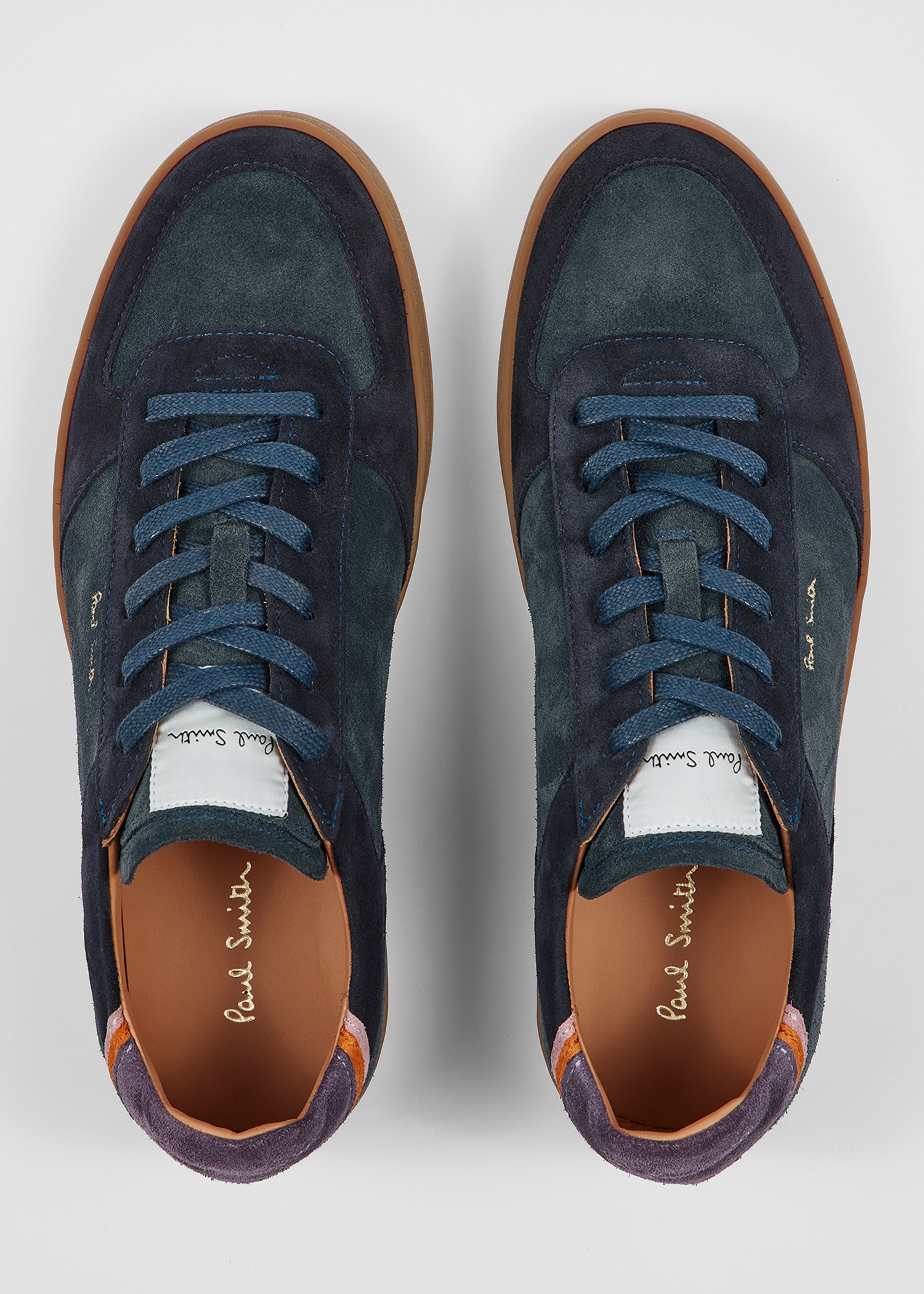 Navy Suede 'Destry' Trainers - 5