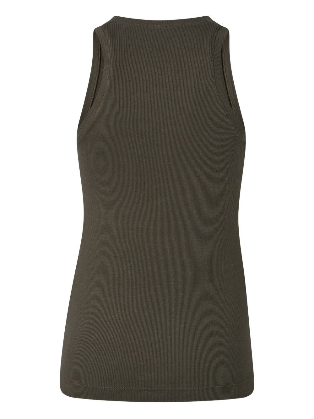 ribbed logo top - 2
