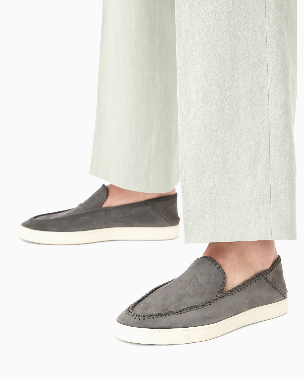 Galleria 3 suede slip-ons - 6