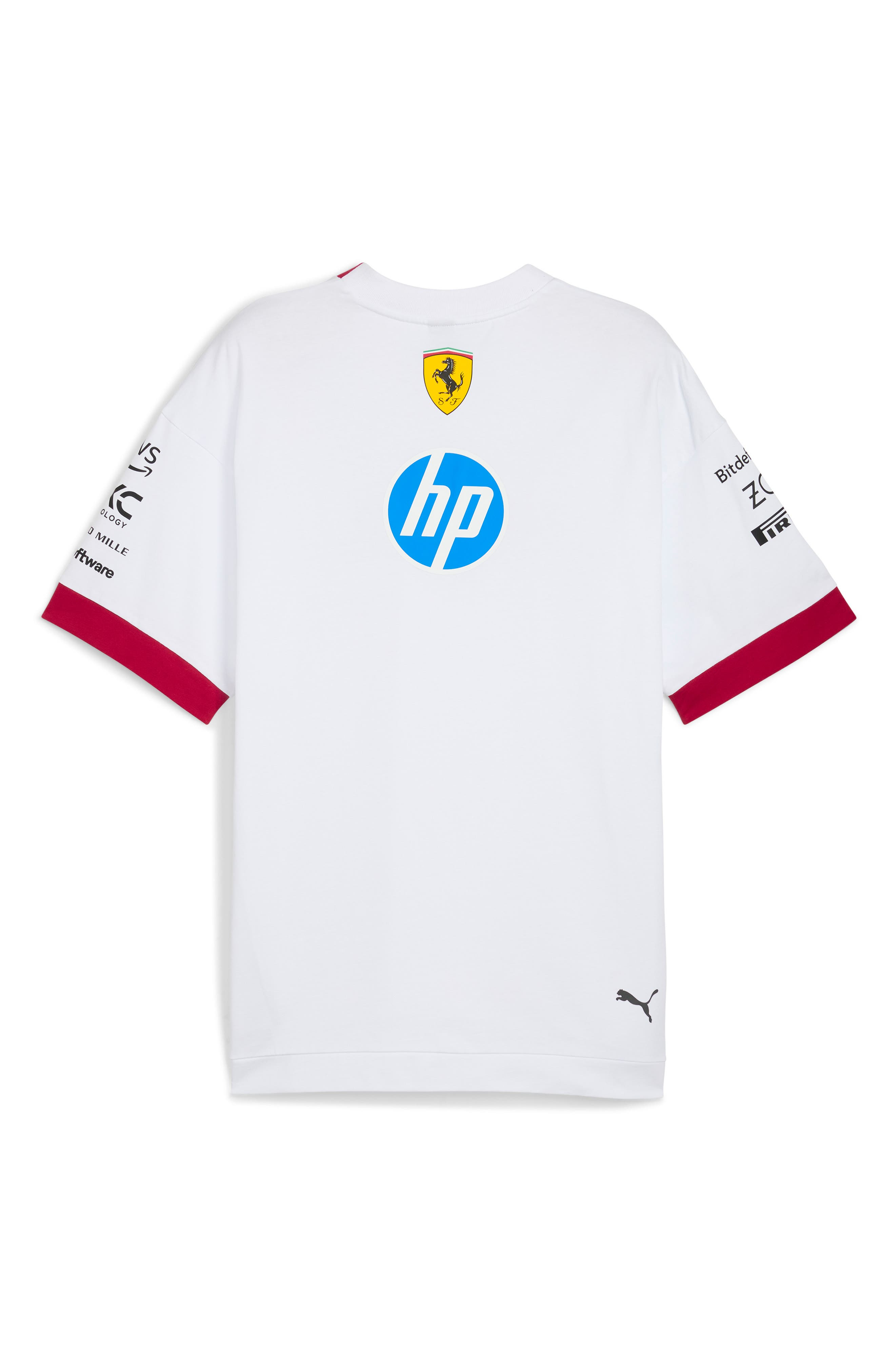 PUMA x 2025 Scuderia Ferrari HP Driver T-Shirt in Puma White at Nordstrom - 2