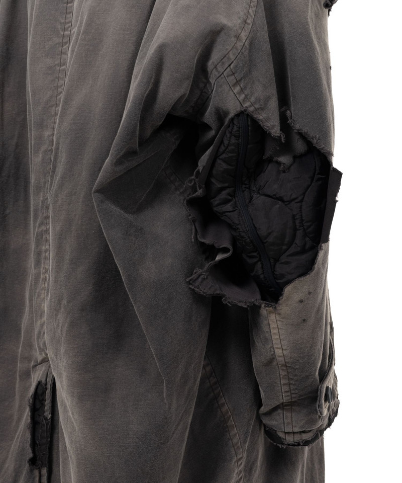 Distressed Balmacaan Coat 10