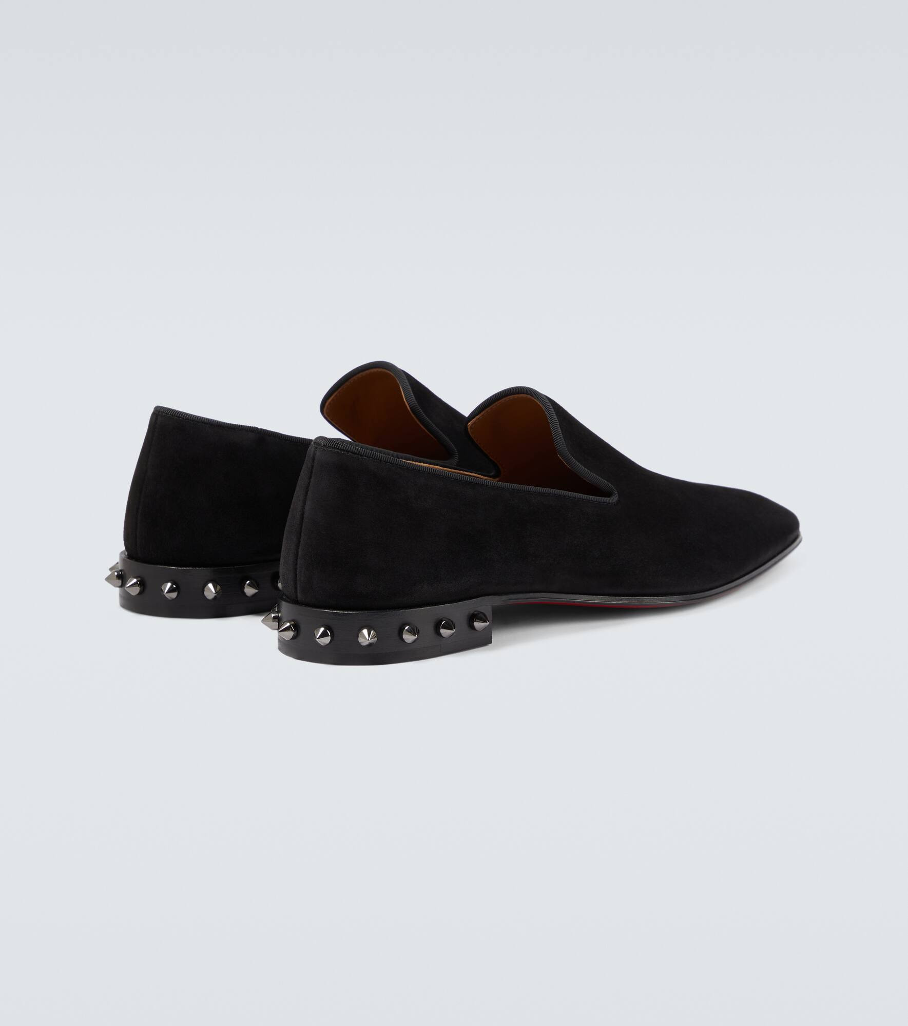 Marquees spiked suede loafers - 6