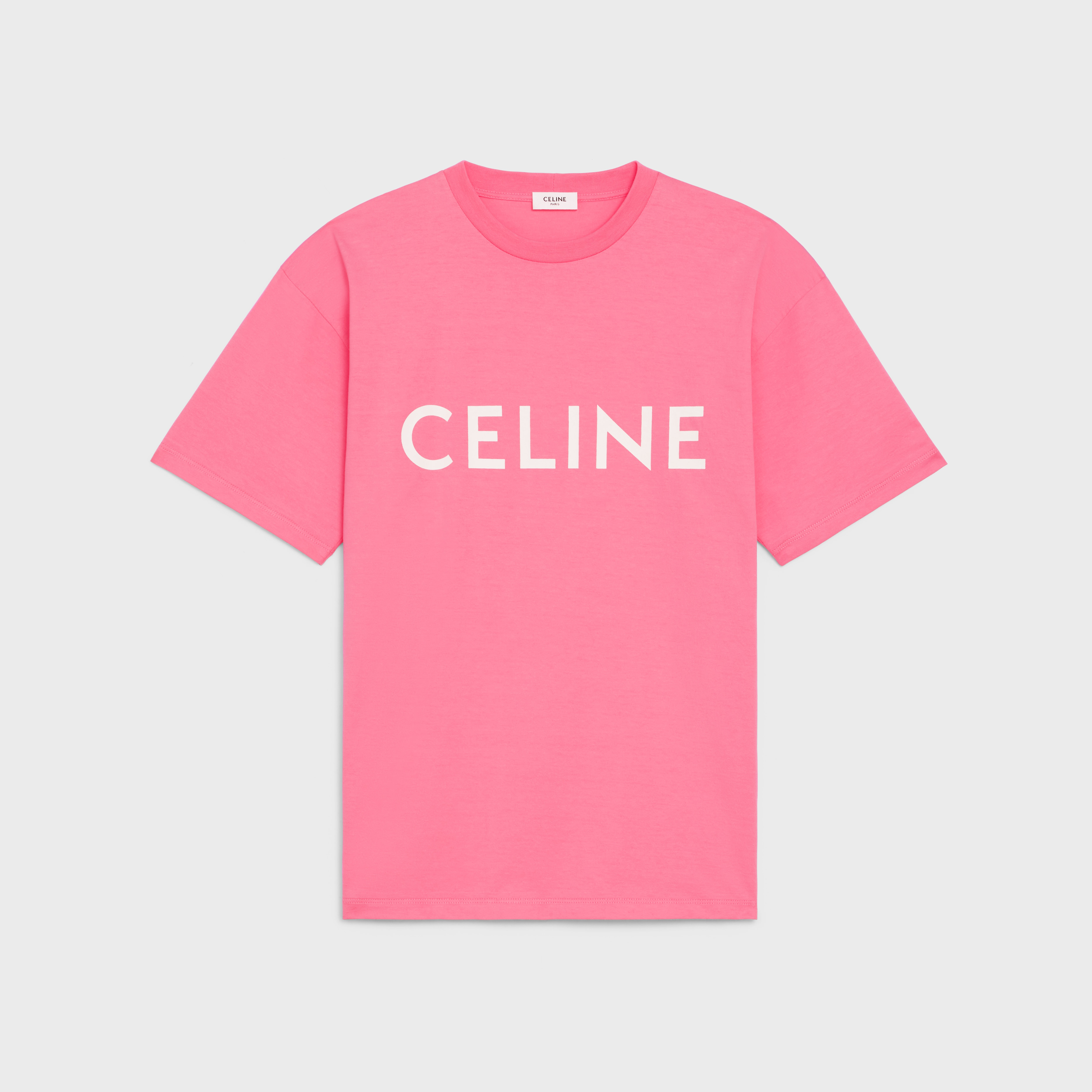 LOOSE CELINE T-SHIRT IN COTTON JERSEY - 1