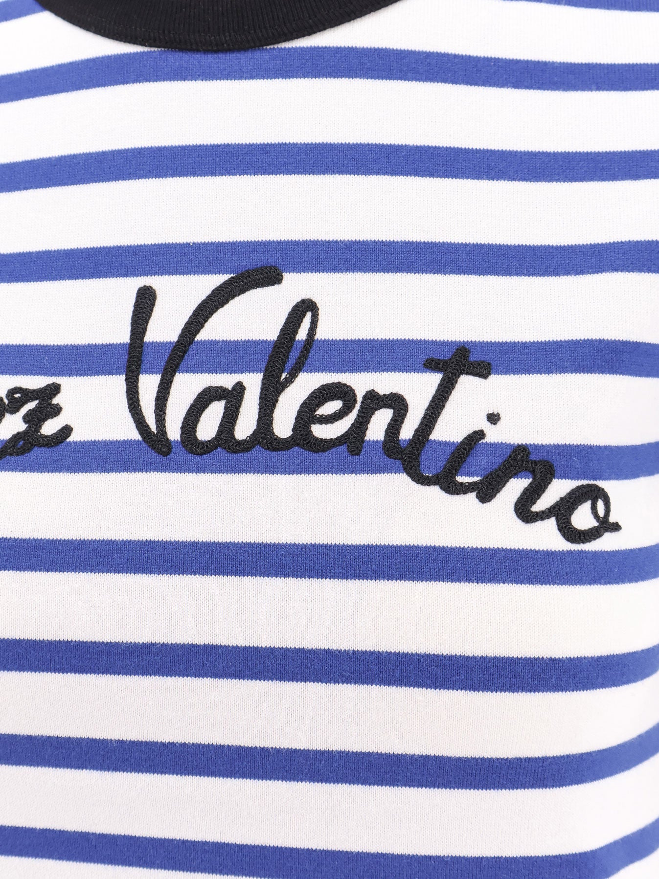 Striped Cotton T-Shirt With Embroidered Logo - 3