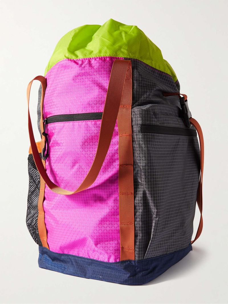 Logo-Appliquéd Webbing-Trimmed Nylon Bag 4