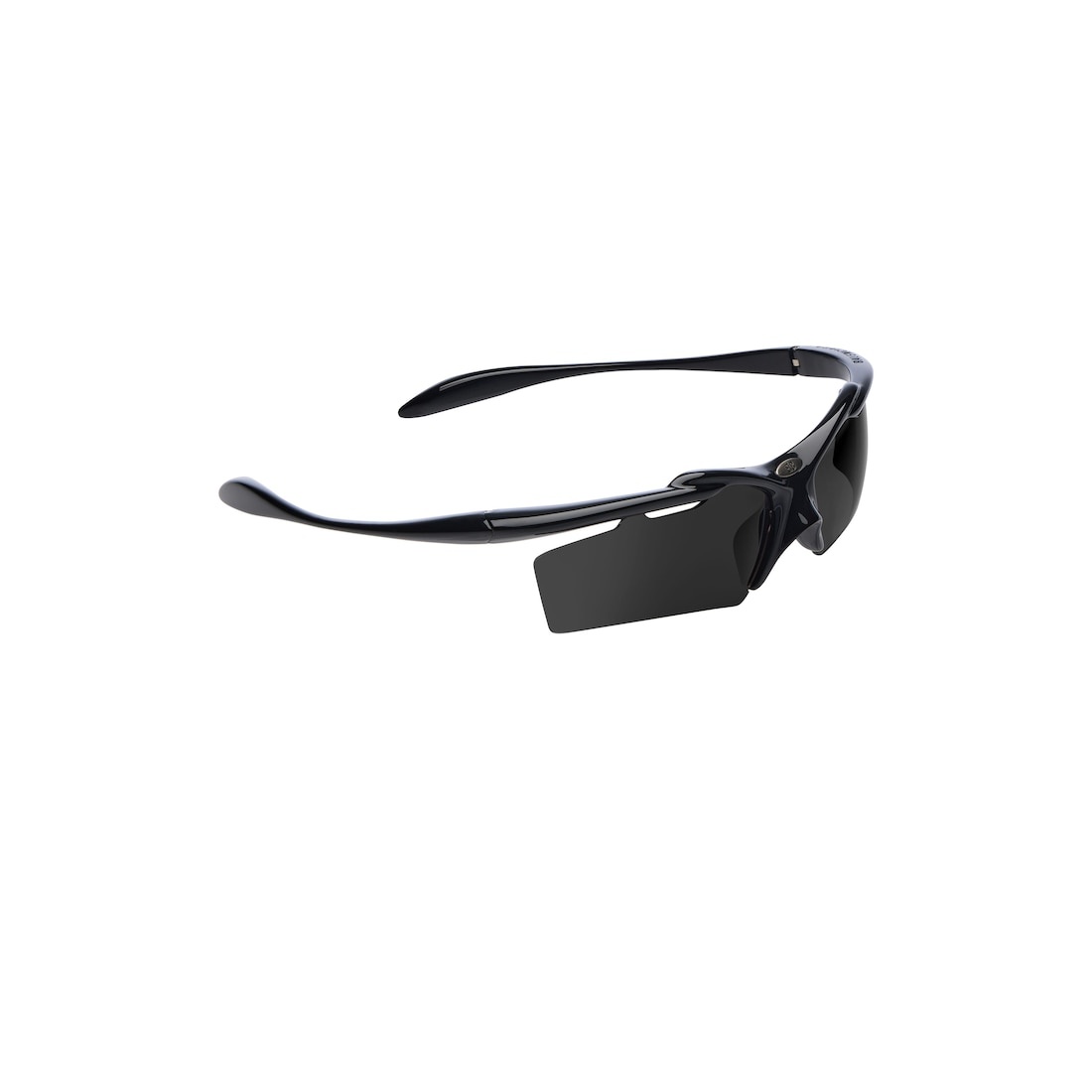 Turbo Rectangle Sunglasses  in Black - 3