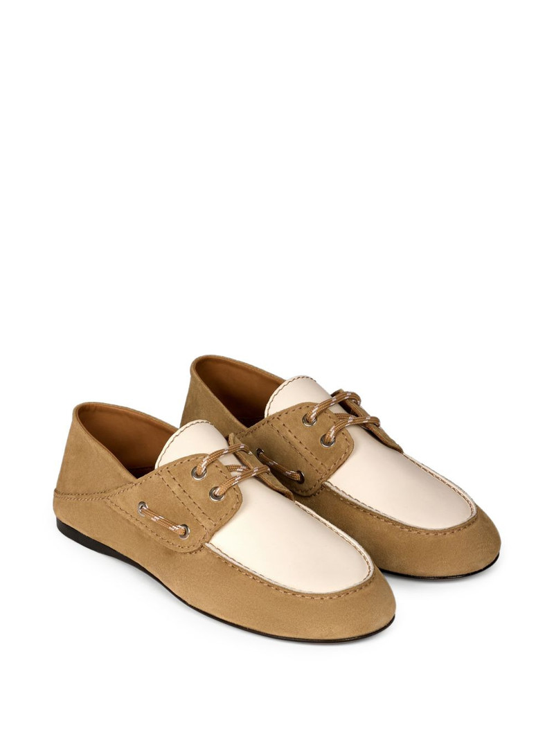 Sandro two-tone lace-up loafers outlook