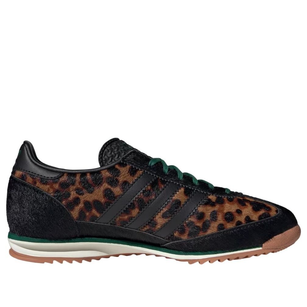 (WMNS) adidas SL 72 'Core Black Leopard' JI0187 - 2