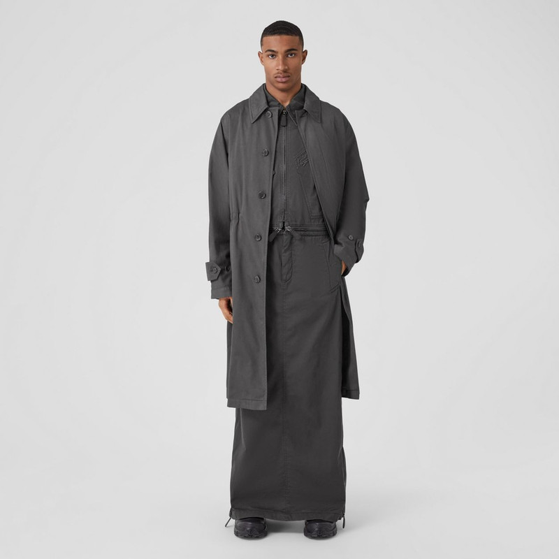 Burberry Cotton Twill Drawcord Car Coat outlook