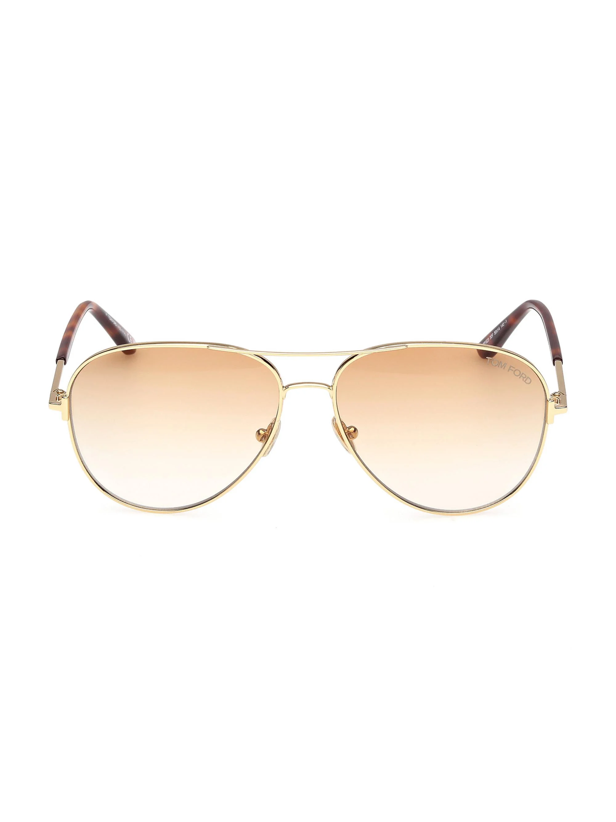 Women's Clark 59MM Aviator Sunglasses - Havana Gold Yellow - 1