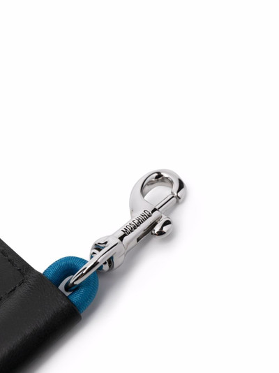 Moschino logo-embossed keyring outlook